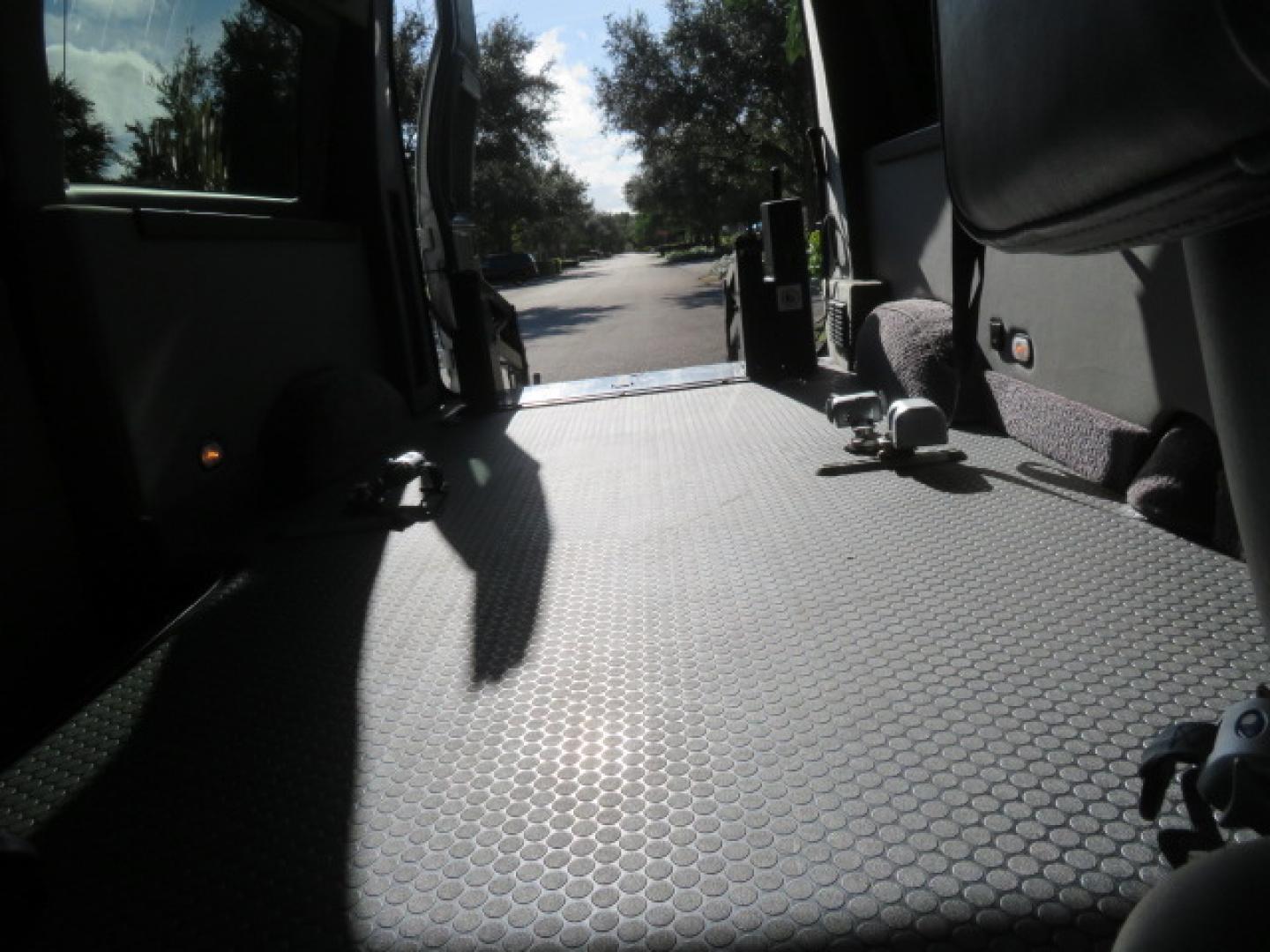 2013 White /Gray Ford E-Series Van E-150 (1FTNE1EL8DD) with an 5.4L V8 SOHC 16V FFV engine, 4-Speed Automatic transmission, located at 4301 Oak Circle #19, Boca Raton, FL, 33431, (954) 561-2499, 26.388472, -80.084045 - You are looking at a Gorgeous 2013 Ford Econoline High Top Rear Entry High Top Handicap Wheelchair Conversion van Tuscany VMI with 35K Original Miles, Ricon S Series 600LB Power Rear Entry Wheelchair Lift, , Q Straint Tie Downs Included, Room for 2 Wheelchairs, Hard Rubber Flooring, Window Shades, A - Photo#80