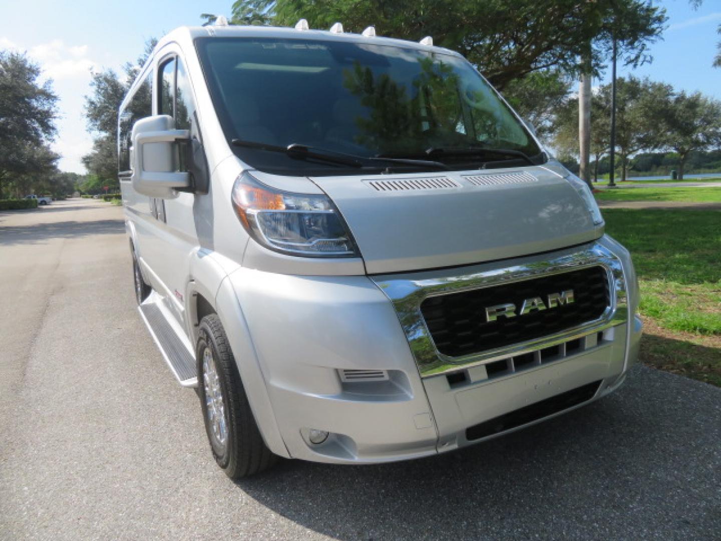 2022 Silver /Greay RAM Promaster 1500 Low Roof 136-in. WB (3C6LRVAG2NE) with an 3.6L V6 engine, 6A transmission, located at 4301 Oak Circle #19, Boca Raton, FL, 33431, (954) 561-2499, 26.388472, -80.084045 - You are looking at a Gorgeous 2022 Ram Promaster Tempest X Handicap Wheelchair Conversion Van with 12K Original Miles, Lowered Floor, Dual Side Entry Doors, Brand New 2025 750lb Braunability Wheelchair Lift, 4 Passenger Rear Power Bench Seat/Bed, Rear Sunroof, Tie Down Pods, Extra Belt, Heated Front - Photo#10
