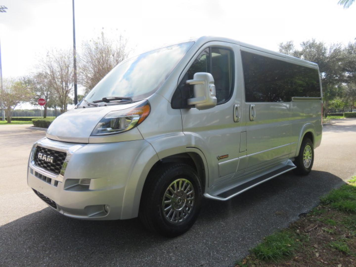 2022 Silver /Greay RAM Promaster 1500 Low Roof 136-in. WB (3C6LRVAG2NE) with an 3.6L V6 engine, 6A transmission, located at 4301 Oak Circle #19, Boca Raton, FL, 33431, (954) 561-2499, 26.388472, -80.084045 - You are looking at a Gorgeous 2022 Ram Promaster Tempest X Handicap Wheelchair Conversion Van with 12K Original Miles, Lowered Floor, Dual Side Entry Doors, Brand New 2025 750lb Braunability Wheelchair Lift, 4 Passenger Rear Power Bench Seat/Bed, Rear Sunroof, Tie Down Pods, Extra Belt, Heated Front - Photo#12