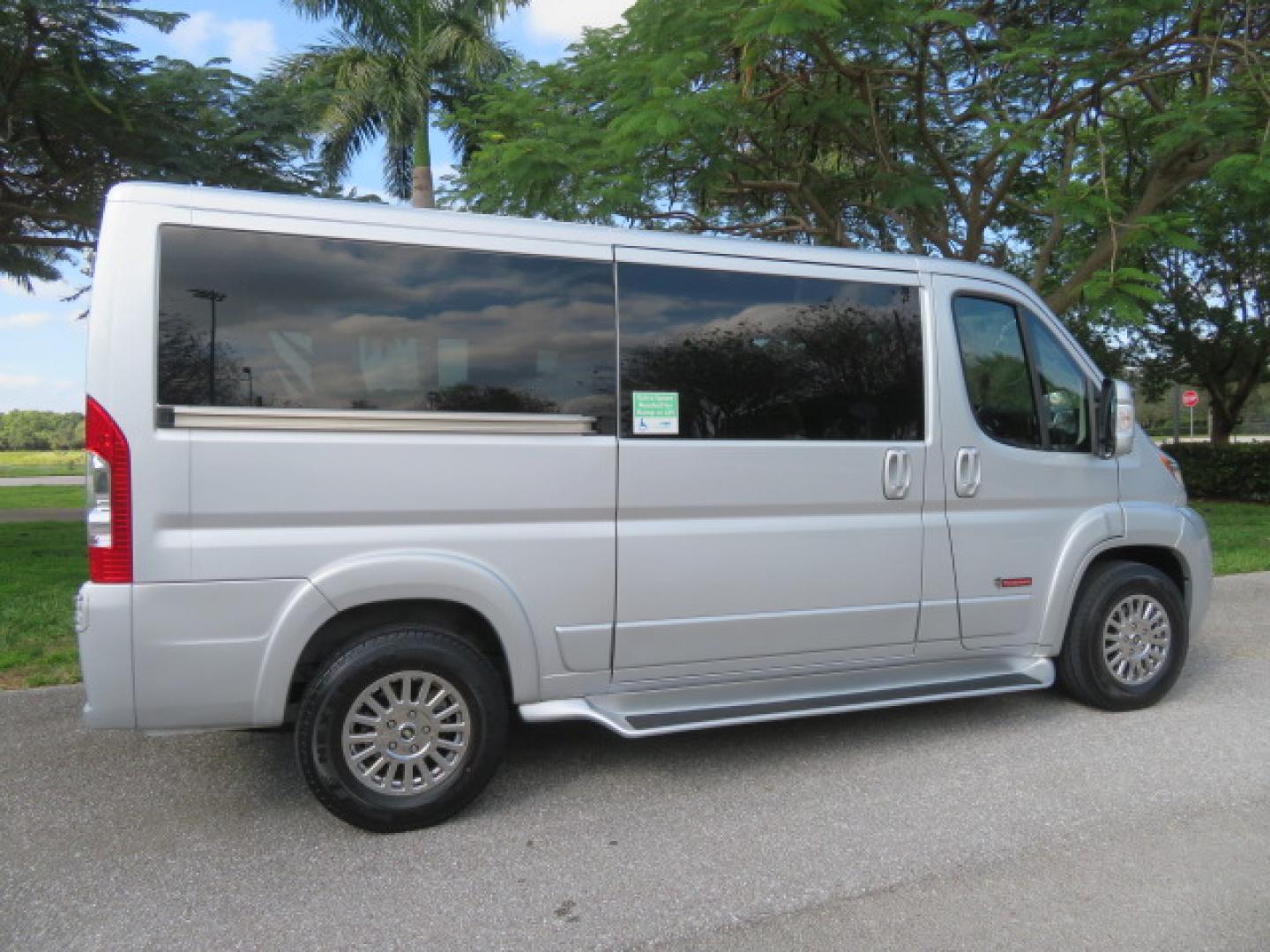 2022 Silver /Greay RAM Promaster 1500 Low Roof 136-in. WB (3C6LRVAG2NE) with an 3.6L V6 engine, 6A transmission, located at 4301 Oak Circle #19, Boca Raton, FL, 33431, (954) 561-2499, 26.388472, -80.084045 - You are looking at a Gorgeous 2022 Ram Promaster Tempest X Handicap Wheelchair Conversion Van with 12K Original Miles, Lowered Floor, Dual Side Entry Doors, Brand New 2025 750lb Braunability Wheelchair Lift, 4 Passenger Rear Power Bench Seat/Bed, Rear Sunroof, Tie Down Pods, Extra Belt, Heated Front - Photo#19