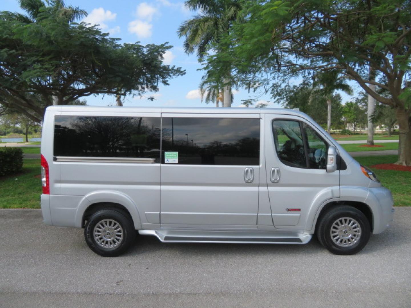 2022 Silver /Greay RAM Promaster 1500 Low Roof 136-in. WB (3C6LRVAG2NE) with an 3.6L V6 engine, 6A transmission, located at 4301 Oak Circle #19, Boca Raton, FL, 33431, (954) 561-2499, 26.388472, -80.084045 - You are looking at a Gorgeous 2022 Ram Promaster Tempest X Handicap Wheelchair Conversion Van with 12K Original Miles, Lowered Floor, Dual Side Entry Doors, Brand New 2025 750lb Braunability Wheelchair Lift, 4 Passenger Rear Power Bench Seat/Bed, Rear Sunroof, Tie Down Pods, Extra Belt, Heated Front - Photo#20