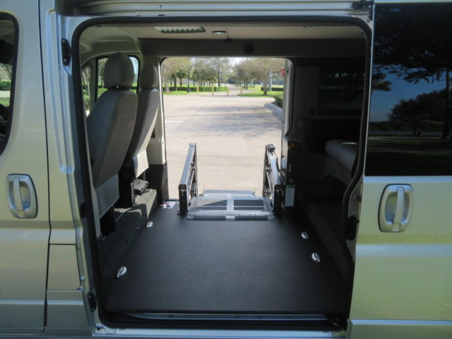 2022 Silver /Greay RAM Promaster 1500 Low Roof 136-in. WB (3C6LRVAG2NE) with an 3.6L V6 engine, 6A transmission, located at 4301 Oak Circle #19, Boca Raton, FL, 33431, (954) 561-2499, 26.388472, -80.084045 - You are looking at a Gorgeous 2022 Ram Promaster Tempest X Handicap Wheelchair Conversion Van with 12K Original Miles, Lowered Floor, Dual Side Entry Doors, Brand New 2025 750lb Braunability Wheelchair Lift, 4 Passenger Rear Power Bench Seat/Bed, Rear Sunroof, Tie Down Pods, Extra Belt, Heated Front - Photo#58