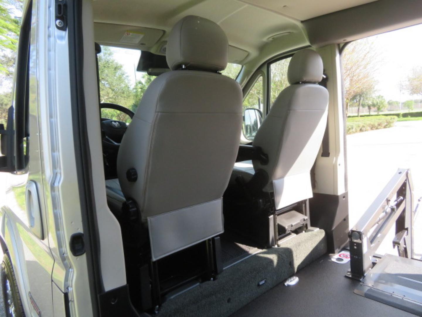 2022 Silver /Greay RAM Promaster 1500 Low Roof 136-in. WB (3C6LRVAG2NE) with an 3.6L V6 engine, 6A transmission, located at 4301 Oak Circle #19, Boca Raton, FL, 33431, (954) 561-2499, 26.388472, -80.084045 - You are looking at a Gorgeous 2022 Ram Promaster Tempest X Handicap Wheelchair Conversion Van with 12K Original Miles, Lowered Floor, Dual Side Entry Doors, Brand New 2025 750lb Braunability Wheelchair Lift, 4 Passenger Rear Power Bench Seat/Bed, Rear Sunroof, Tie Down Pods, Extra Belt, Heated Front - Photo#59