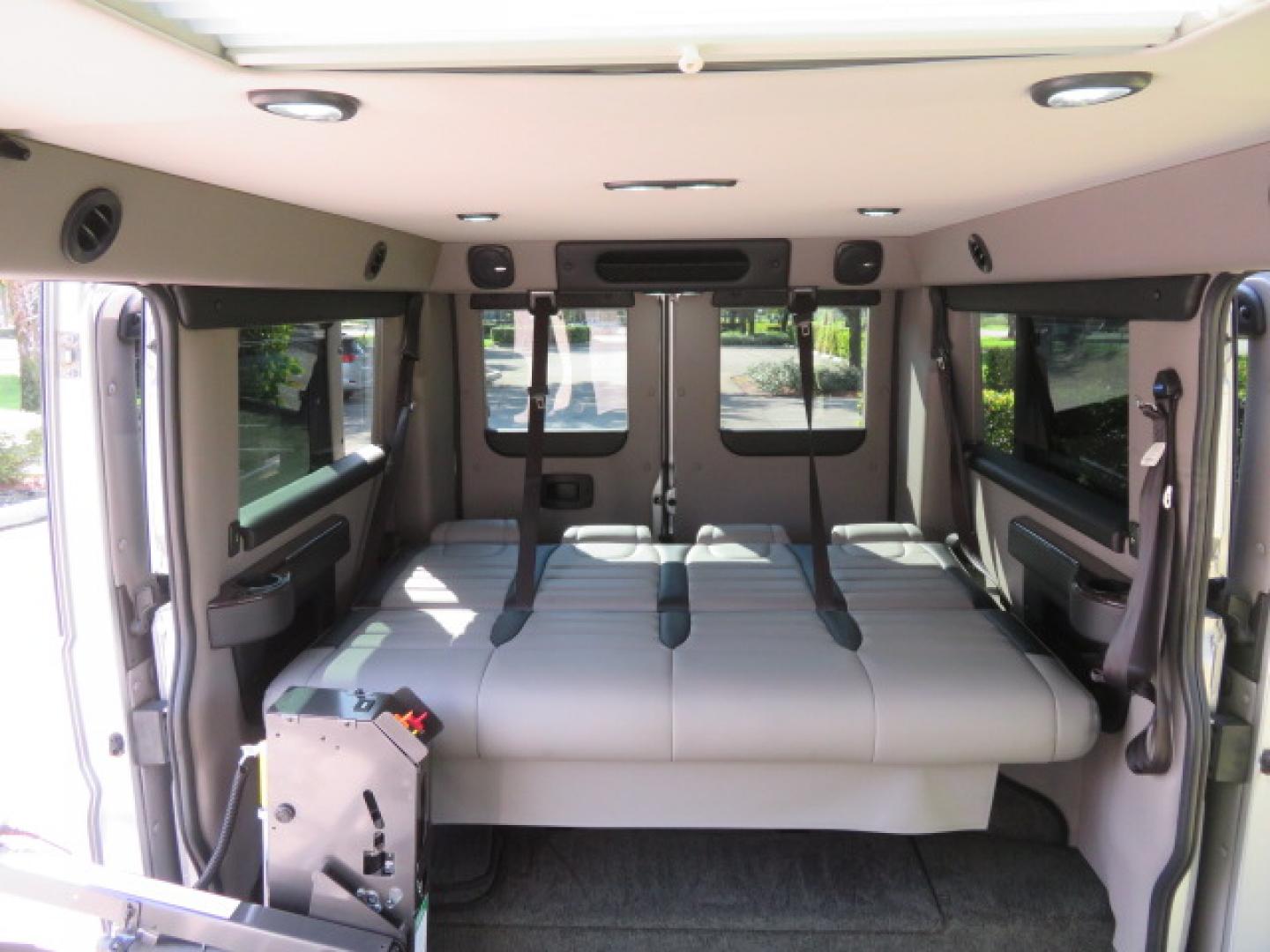 2022 Silver /Greay RAM Promaster 1500 Low Roof 136-in. WB (3C6LRVAG2NE) with an 3.6L V6 engine, 6A transmission, located at 4301 Oak Circle #19, Boca Raton, FL, 33431, (954) 561-2499, 26.388472, -80.084045 - You are looking at a Gorgeous 2022 Ram Promaster Tempest X Handicap Wheelchair Conversion Van with 12K Original Miles, Lowered Floor, Dual Side Entry Doors, Brand New 2025 750lb Braunability Wheelchair Lift, 4 Passenger Rear Power Bench Seat/Bed, Rear Sunroof, Tie Down Pods, Extra Belt, Heated Front - Photo#62