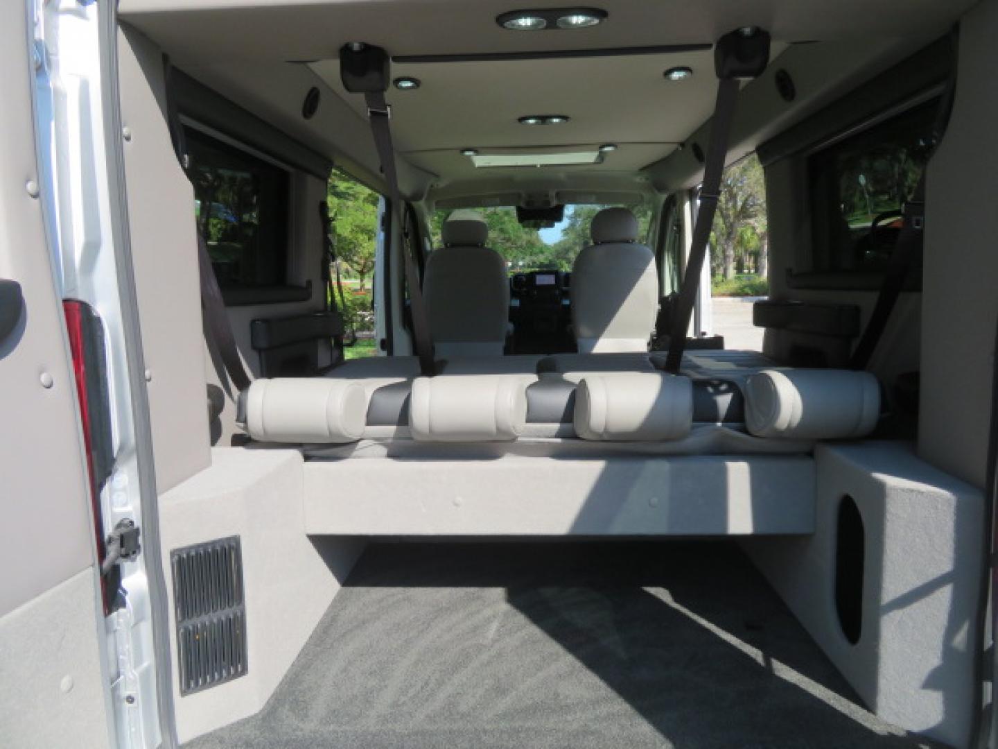 2022 Silver /Greay RAM Promaster 1500 Low Roof 136-in. WB (3C6LRVAG2NE) with an 3.6L V6 engine, 6A transmission, located at 4301 Oak Circle #19, Boca Raton, FL, 33431, (954) 561-2499, 26.388472, -80.084045 - You are looking at a Gorgeous 2022 Ram Promaster Tempest X Handicap Wheelchair Conversion Van with 12K Original Miles, Lowered Floor, Dual Side Entry Doors, Brand New 2025 750lb Braunability Wheelchair Lift, 4 Passenger Rear Power Bench Seat/Bed, Rear Sunroof, Tie Down Pods, Extra Belt, Heated Front - Photo#85