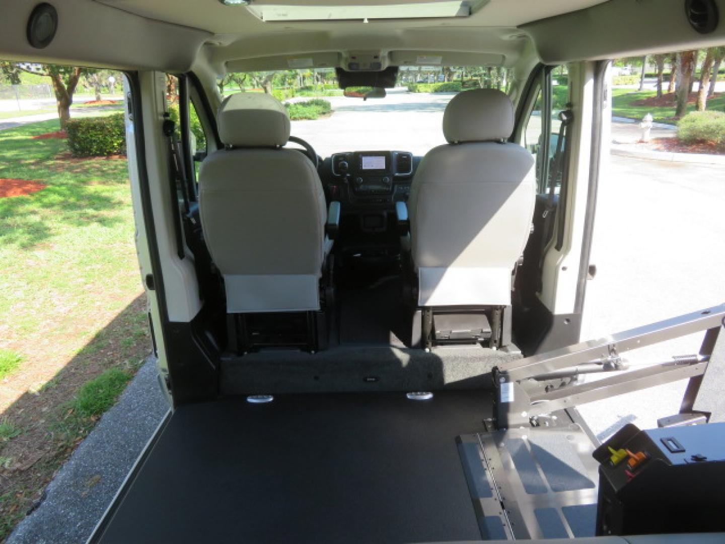 2022 Silver /Greay RAM Promaster 1500 Low Roof 136-in. WB (3C6LRVAG2NE) with an 3.6L V6 engine, 6A transmission, located at 4301 Oak Circle #19, Boca Raton, FL, 33431, (954) 561-2499, 26.388472, -80.084045 - You are looking at a Gorgeous 2022 Ram Promaster Tempest X Handicap Wheelchair Conversion Van with 12K Original Miles, Lowered Floor, Dual Side Entry Doors, Brand New 2025 750lb Braunability Wheelchair Lift, 4 Passenger Rear Power Bench Seat/Bed, Rear Sunroof, Tie Down Pods, Extra Belt, Heated Front - Photo#89