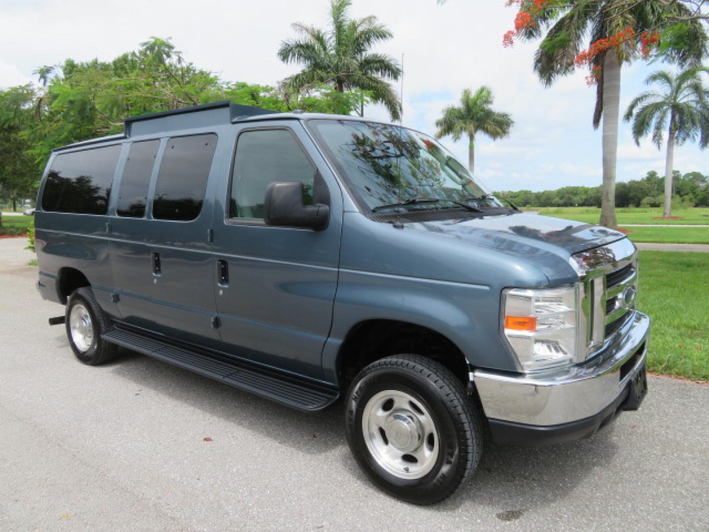 2014 Northsky Blue /Gray Ford E-Series Wagon E-150 XLT (1FMNE1BL1ED) with an 5.4L V8 SOHC 16V FFV engine, 4-Speed Automatic transmission, located at 4301 Oak Circle #19, Boca Raton, FL, 33431, (954) 561-2499, 26.388472, -80.084045 - You are looking at a Stunning 2014 Ford Econoline NorCal Max Handicap Wheelchair Conversion Van with 53K Original Miles, 9 Inch Fully Lowered Floor, Remote Control Power Side Entry Doors, Raised Side Entry Doors, Q Straint Tie Down System with Ratchet Straps, Quick Release Front Seats, VMI 600LB Sid - Photo#20