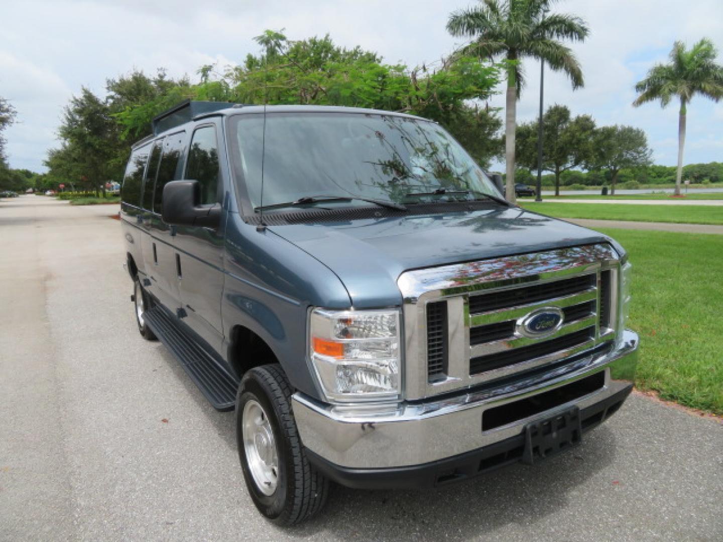 2014 Northsky Blue /Gray Ford E-Series Wagon E-150 XLT (1FMNE1BL1ED) with an 5.4L V8 SOHC 16V FFV engine, 4-Speed Automatic transmission, located at 4301 Oak Circle #19, Boca Raton, FL, 33431, (954) 561-2499, 26.388472, -80.084045 - You are looking at a Stunning 2014 Ford Econoline NorCal Max Handicap Wheelchair Conversion Van with 53K Original Miles, 9 Inch Fully Lowered Floor, Remote Control Power Side Entry Doors, Raised Side Entry Doors, Q Straint Tie Down System with Ratchet Straps, Quick Release Front Seats, VMI 600LB Sid - Photo#21