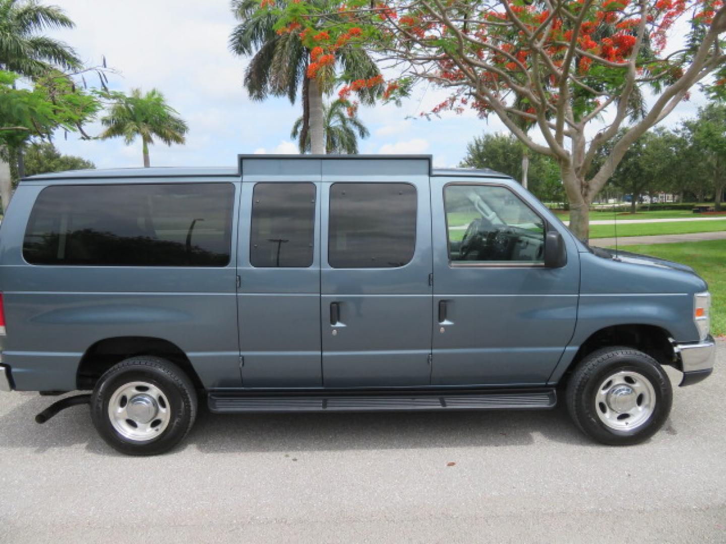 2014 Northsky Blue /Gray Ford E-Series Wagon E-150 XLT (1FMNE1BL1ED) with an 5.4L V8 SOHC 16V FFV engine, 4-Speed Automatic transmission, located at 4301 Oak Circle #19, Boca Raton, FL, 33431, (954) 561-2499, 26.388472, -80.084045 - You are looking at a Stunning 2014 Ford Econoline NorCal Max Handicap Wheelchair Conversion Van with 53K Original Miles, 9 Inch Fully Lowered Floor, Remote Control Power Side Entry Doors, Raised Side Entry Doors, Q Straint Tie Down System with Ratchet Straps, Quick Release Front Seats, VMI 600LB Sid - Photo#30