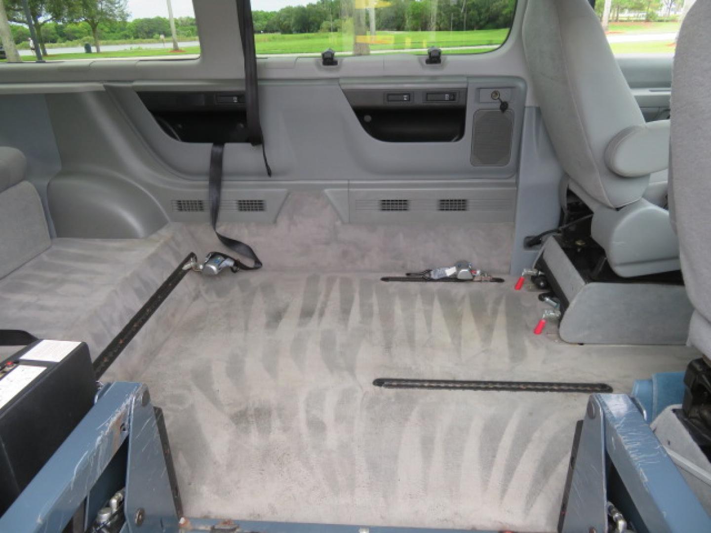 2014 Northsky Blue /Gray Ford E-Series Wagon E-150 XLT (1FMNE1BL1ED) with an 5.4L V8 SOHC 16V FFV engine, 4-Speed Automatic transmission, located at 4301 Oak Circle #19, Boca Raton, FL, 33431, (954) 561-2499, 26.388472, -80.084045 - You are looking at a Stunning 2014 Ford Econoline NorCal Max Handicap Wheelchair Conversion Van with 53K Original Miles, 9 Inch Fully Lowered Floor, Remote Control Power Side Entry Doors, Raised Side Entry Doors, Q Straint Tie Down System with Ratchet Straps, Quick Release Front Seats, VMI 600LB Sid - Photo#53