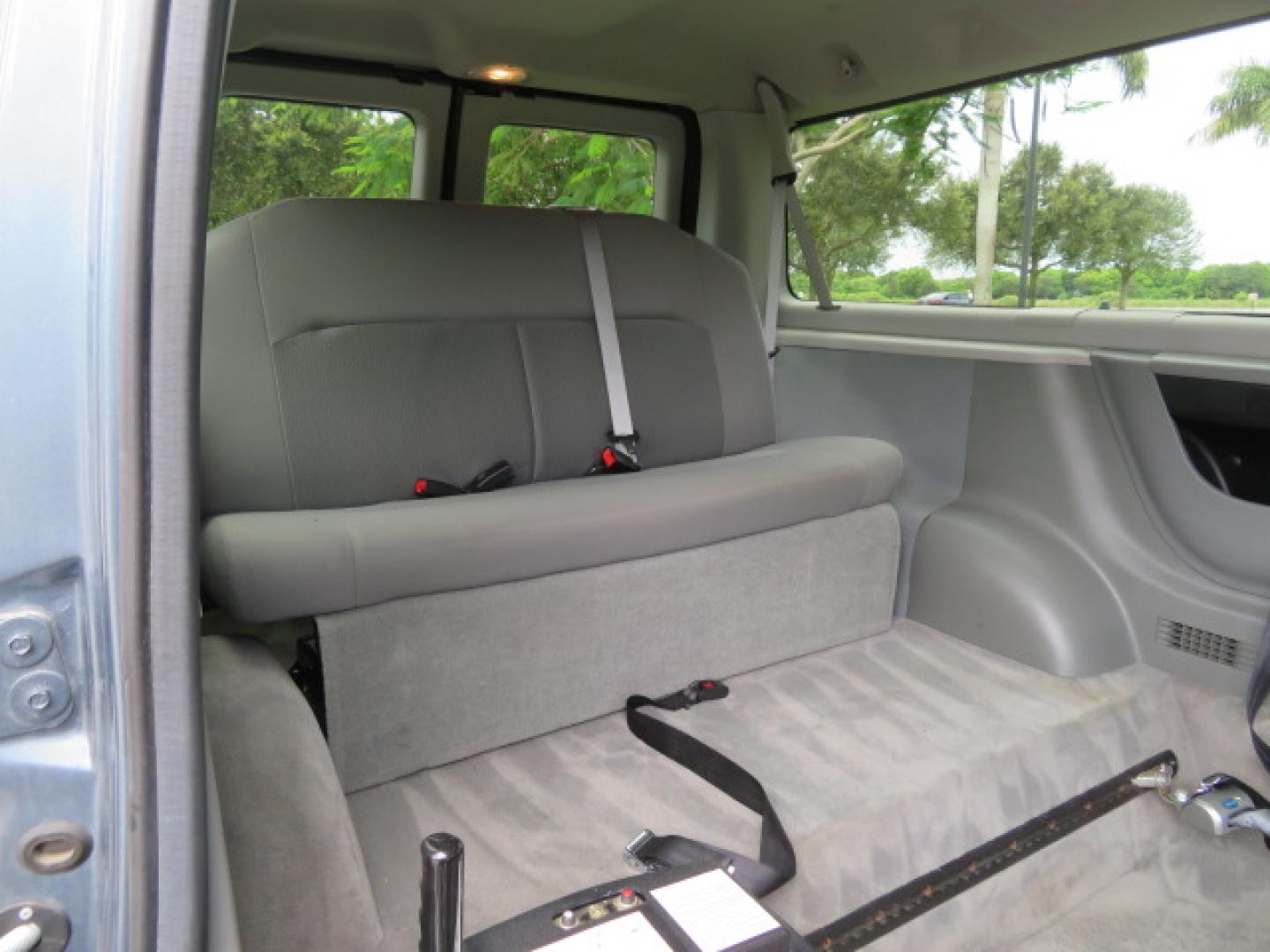 2014 Northsky Blue /Gray Ford E-Series Wagon E-150 XLT (1FMNE1BL1ED) with an 5.4L V8 SOHC 16V FFV engine, 4-Speed Automatic transmission, located at 4301 Oak Circle #19, Boca Raton, FL, 33431, (954) 561-2499, 26.388472, -80.084045 - You are looking at a Stunning 2014 Ford Econoline NorCal Max Handicap Wheelchair Conversion Van with 53K Original Miles, 9 Inch Fully Lowered Floor, Remote Control Power Side Entry Doors, Raised Side Entry Doors, Q Straint Tie Down System with Ratchet Straps, Quick Release Front Seats, VMI 600LB Sid - Photo#54