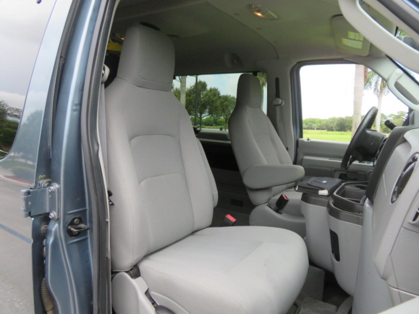 2014 Northsky Blue /Gray Ford E-Series Wagon E-150 XLT (1FMNE1BL1ED) with an 5.4L V8 SOHC 16V FFV engine, 4-Speed Automatic transmission, located at 4301 Oak Circle #19, Boca Raton, FL, 33431, (954) 561-2499, 26.388472, -80.084045 - You are looking at a Stunning 2014 Ford Econoline NorCal Max Handicap Wheelchair Conversion Van with 53K Original Miles, 9 Inch Fully Lowered Floor, Remote Control Power Side Entry Doors, Raised Side Entry Doors, Q Straint Tie Down System with Ratchet Straps, Quick Release Front Seats, VMI 600LB Sid - Photo#78