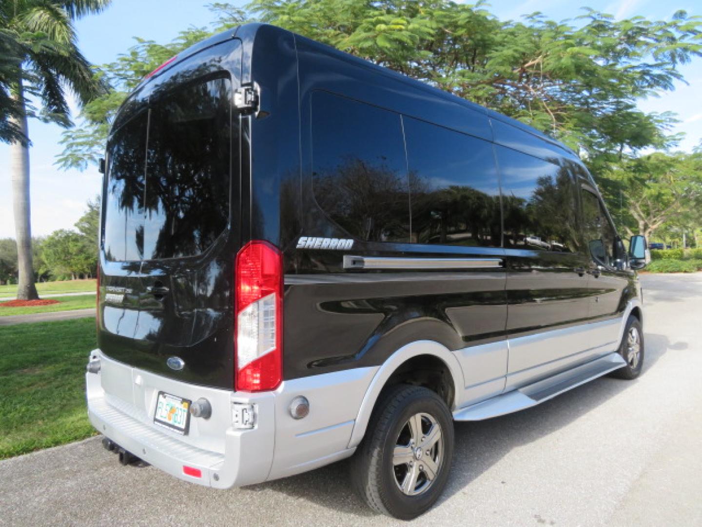 2017 Black /Gray Ford Transit 250 Van Med. Roof w/Sliding Pass. 148-in. WB (1FTYR2CGXHK) with an 3.5L V6 DOHC 24V engine, 6A transmission, located at 4301 Oak Circle #19, Boca Raton, FL, 33431, (954) 561-2499, 26.388472, -80.084045 - You are looking at a Gorgeous 2017 Ford Transit T250 Medium Roof Sherrod Handicap Wheelchair Conversion Van Fully Loaded With 32K Original Miles, Rear Entry Braunability Power Foldout Wheelchair Lift, Q Lock QLK150 Docking System for the wheelchair, Beautiful Gray Leather Interior, Rear Entertainmen - Photo#17