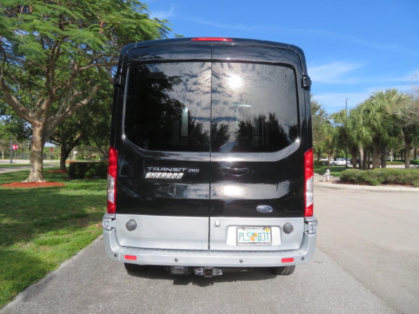 2017 Black /Gray Ford Transit 250 Van Med. Roof w/Sliding Pass. 148-in. WB (1FTYR2CGXHK) with an 3.5L V6 DOHC 24V engine, 6A transmission, located at 4301 Oak Circle #19, Boca Raton, FL, 33431, (954) 561-2499, 26.388472, -80.084045 - You are looking at a Gorgeous 2017 Ford Transit T250 Medium Roof Sherrod Handicap Wheelchair Conversion Van Fully Loaded With 32K Original Miles, Rear Entry Braunability Power Foldout Wheelchair Lift, Q Lock QLK150 Docking System for the wheelchair, Beautiful Gray Leather Interior, Rear Entertainmen - Photo#16