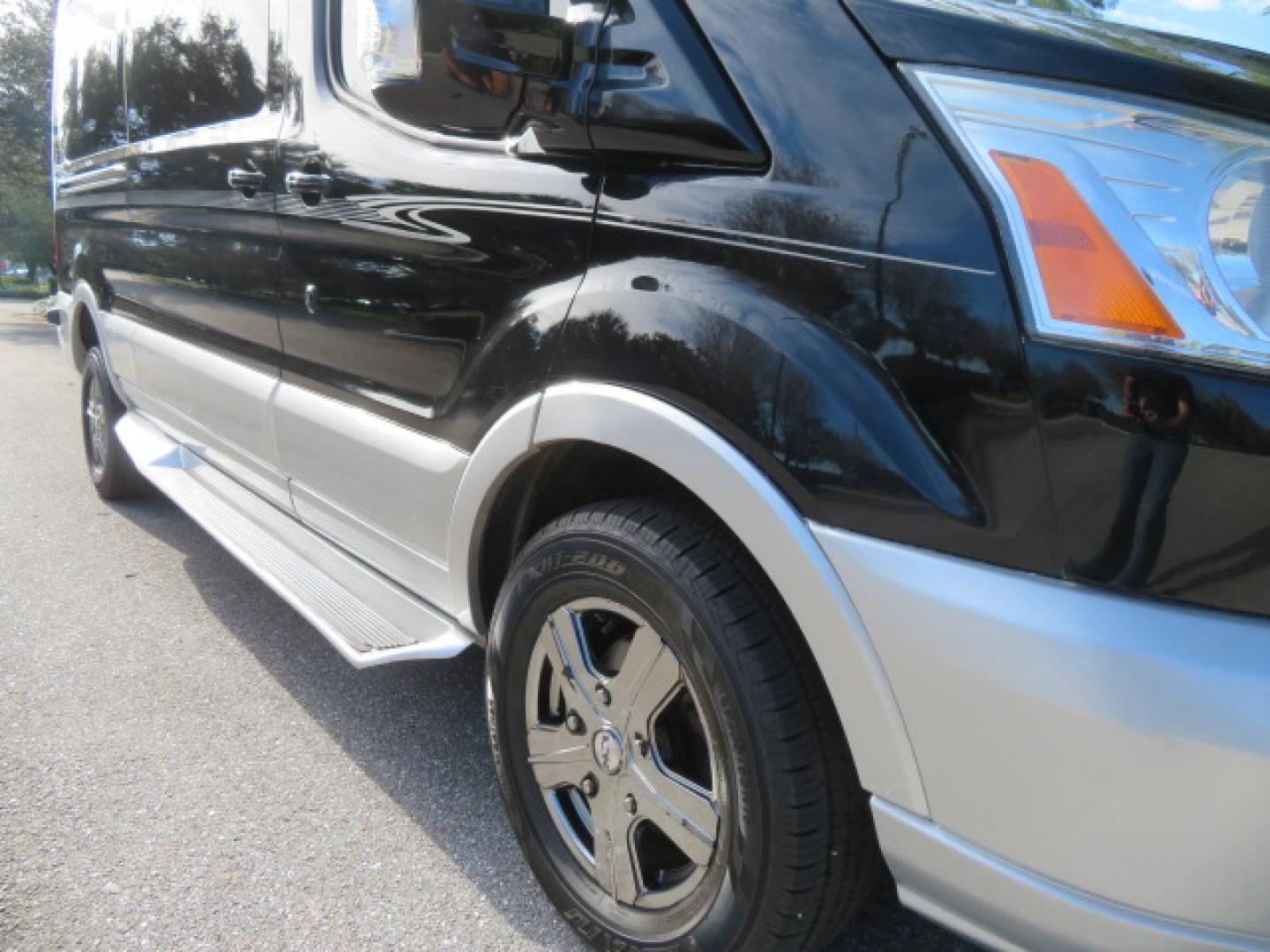 2017 Black /Gray Ford Transit 250 Van Med. Roof w/Sliding Pass. 148-in. WB (1FTYR2CGXHK) with an 3.5L V6 DOHC 24V engine, 6A transmission, located at 4301 Oak Circle #19, Boca Raton, FL, 33431, (954) 561-2499, 26.388472, -80.084045 - You are looking at a Gorgeous 2017 Ford Transit T250 Medium Roof Sherrod Handicap Wheelchair Conversion Van Fully Loaded With 32K Original Miles, Rear Entry Braunability Power Foldout Wheelchair Lift, Q Lock QLK150 Docking System for the wheelchair, Beautiful Gray Leather Interior, Rear Entertainmen - Photo#28