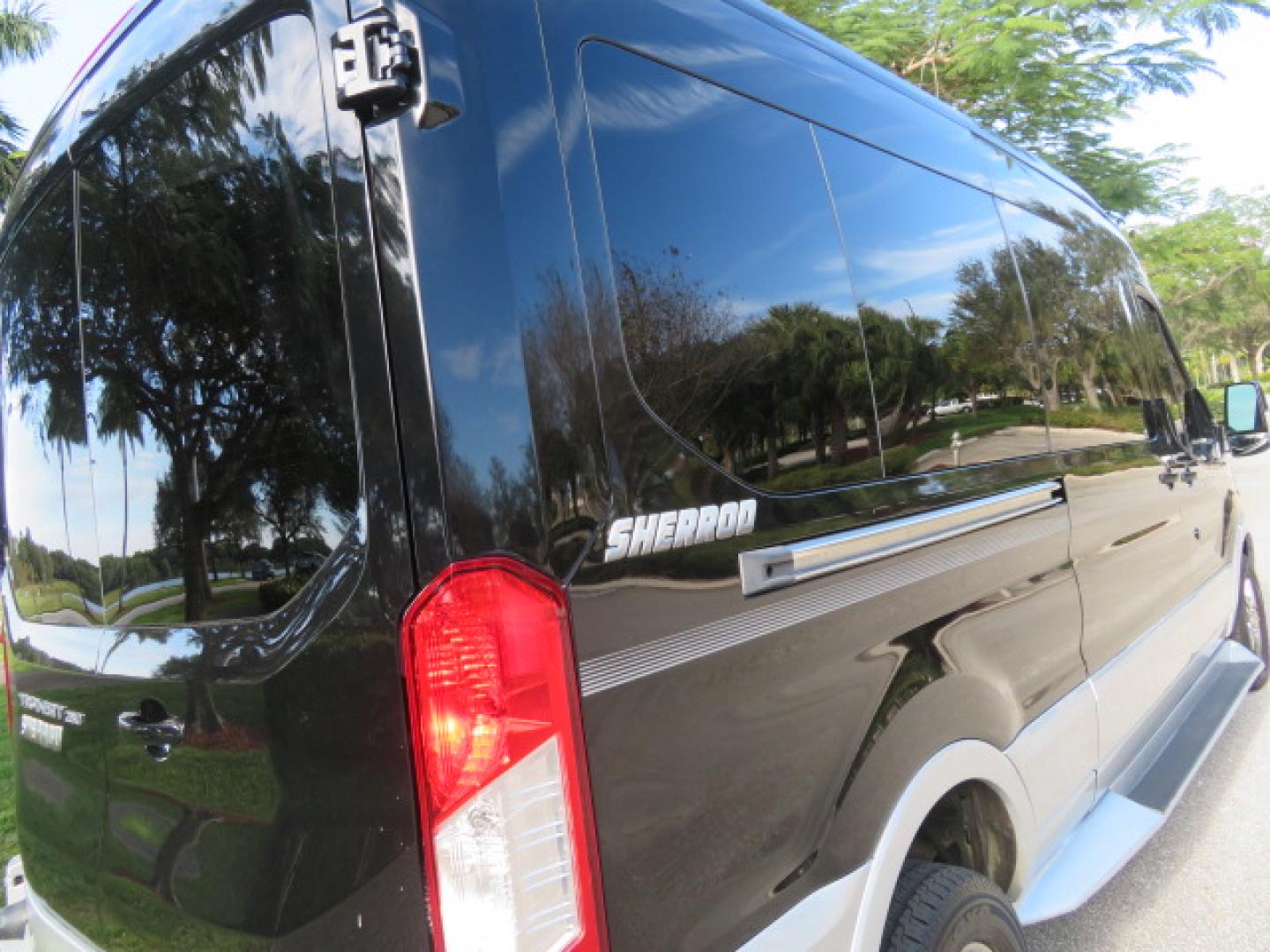 2017 Black /Gray Ford Transit 250 Van Med. Roof w/Sliding Pass. 148-in. WB (1FTYR2CGXHK) with an 3.5L V6 DOHC 24V engine, 6A transmission, located at 4301 Oak Circle #19, Boca Raton, FL, 33431, (954) 561-2499, 26.388472, -80.084045 - You are looking at a Gorgeous 2017 Ford Transit T250 Medium Roof Sherrod Handicap Wheelchair Conversion Van Fully Loaded With 32K Original Miles, Rear Entry Braunability Power Foldout Wheelchair Lift, Q Lock QLK150 Docking System for the wheelchair, Beautiful Gray Leather Interior, Rear Entertainmen - Photo#29