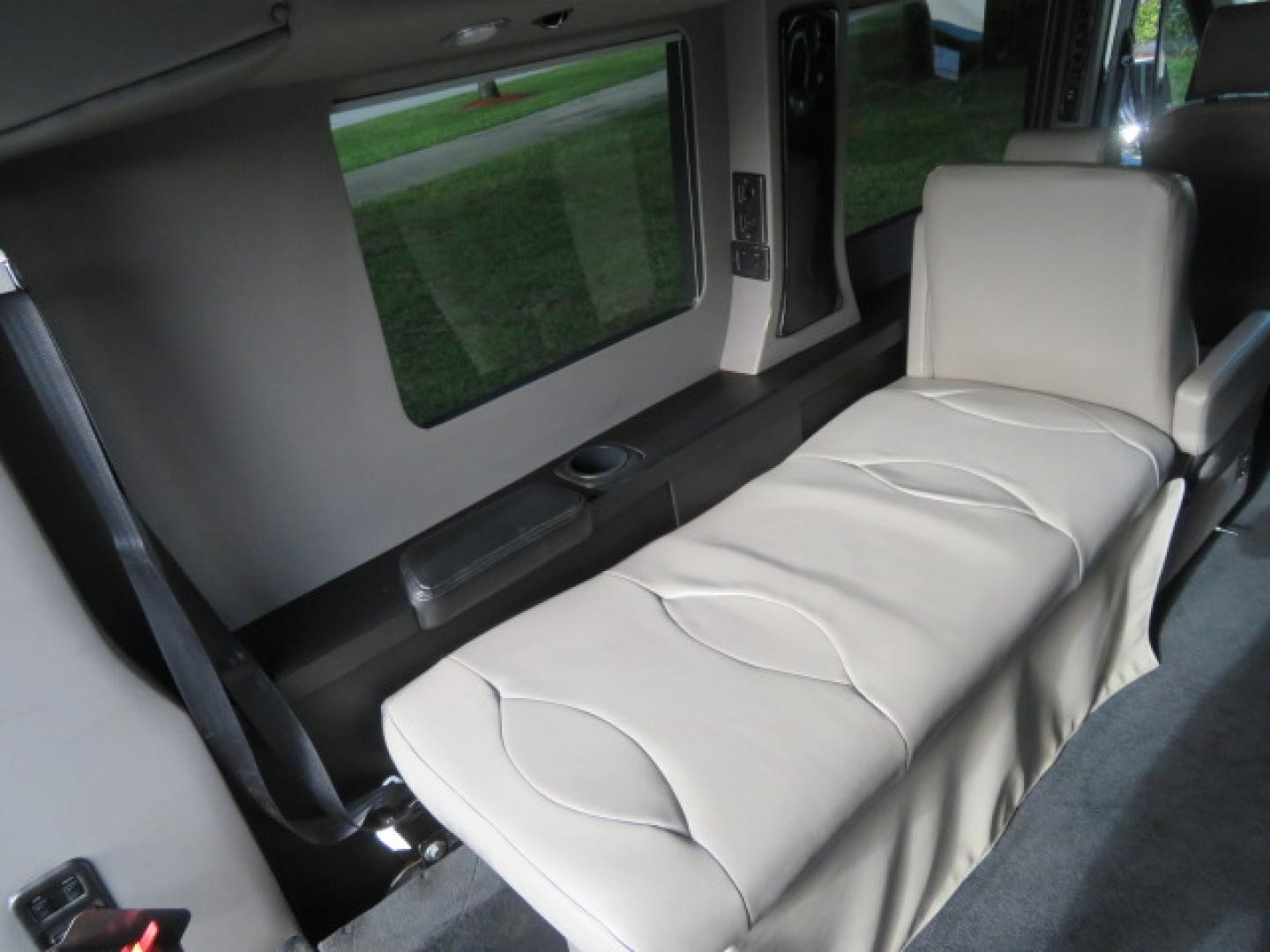 2017 Black /Gray Ford Transit 250 Van Med. Roof w/Sliding Pass. 148-in. WB (1FTYR2CGXHK) with an 3.5L V6 DOHC 24V engine, 6A transmission, located at 4301 Oak Circle #19, Boca Raton, FL, 33431, (954) 561-2499, 26.388472, -80.084045 - You are looking at a Gorgeous 2017 Ford Transit T250 Medium Roof Sherrod Handicap Wheelchair Conversion Van Fully Loaded With 32K Original Miles, Rear Entry Braunability Power Foldout Wheelchair Lift, Q Lock QLK150 Docking System for the wheelchair, Beautiful Gray Leather Interior, Rear Entertainmen - Photo#47