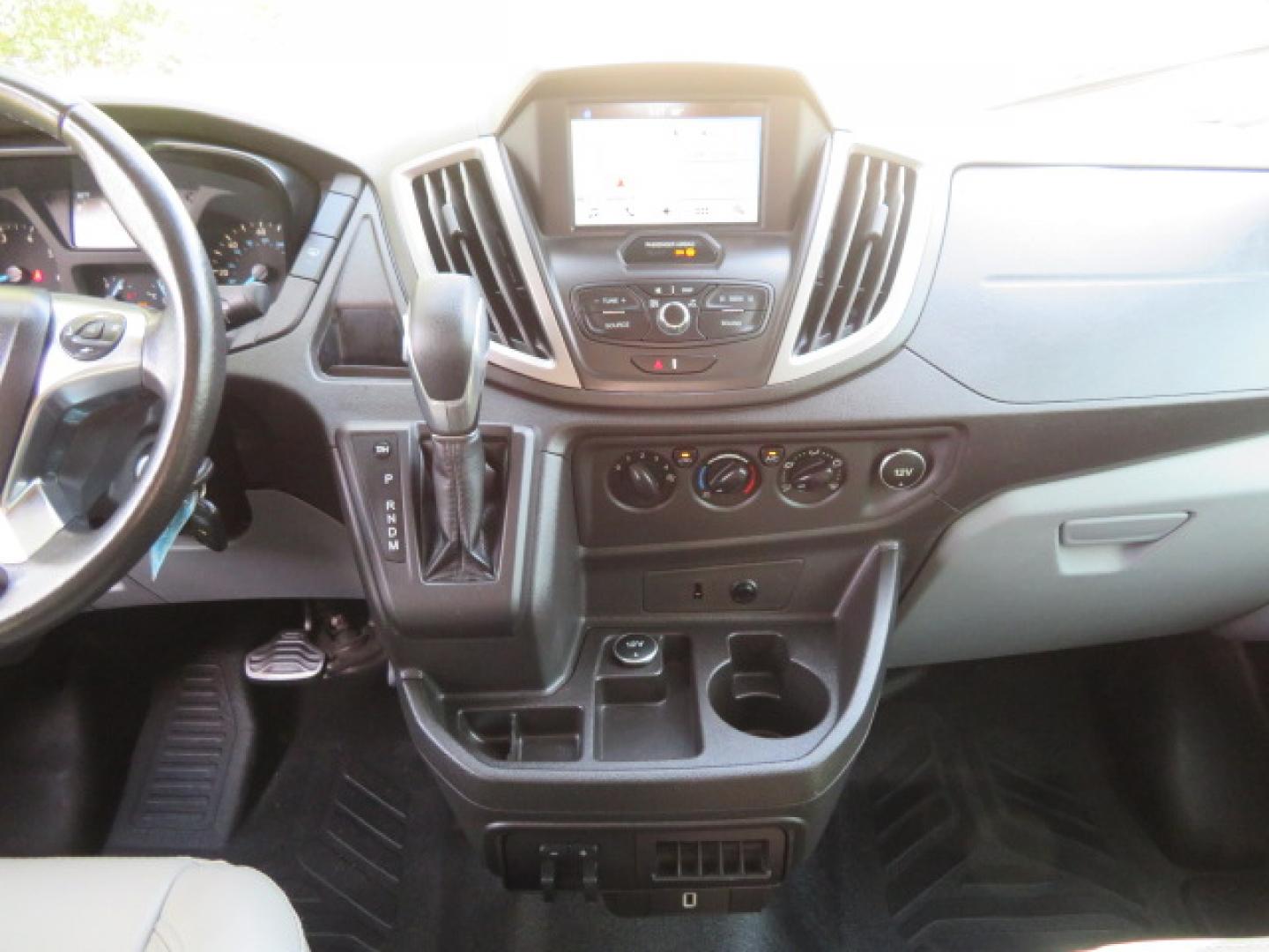 2017 Black /Gray Ford Transit 250 Van Med. Roof w/Sliding Pass. 148-in. WB (1FTYR2CGXHK) with an 3.5L V6 DOHC 24V engine, 6A transmission, located at 4301 Oak Circle #19, Boca Raton, FL, 33431, (954) 561-2499, 26.388472, -80.084045 - You are looking at a Gorgeous 2017 Ford Transit T250 Medium Roof Sherrod Handicap Wheelchair Conversion Van Fully Loaded With 32K Original Miles, Rear Entry Braunability Power Foldout Wheelchair Lift, Q Lock QLK150 Docking System for the wheelchair, Beautiful Gray Leather Interior, Rear Entertainmen - Photo#59