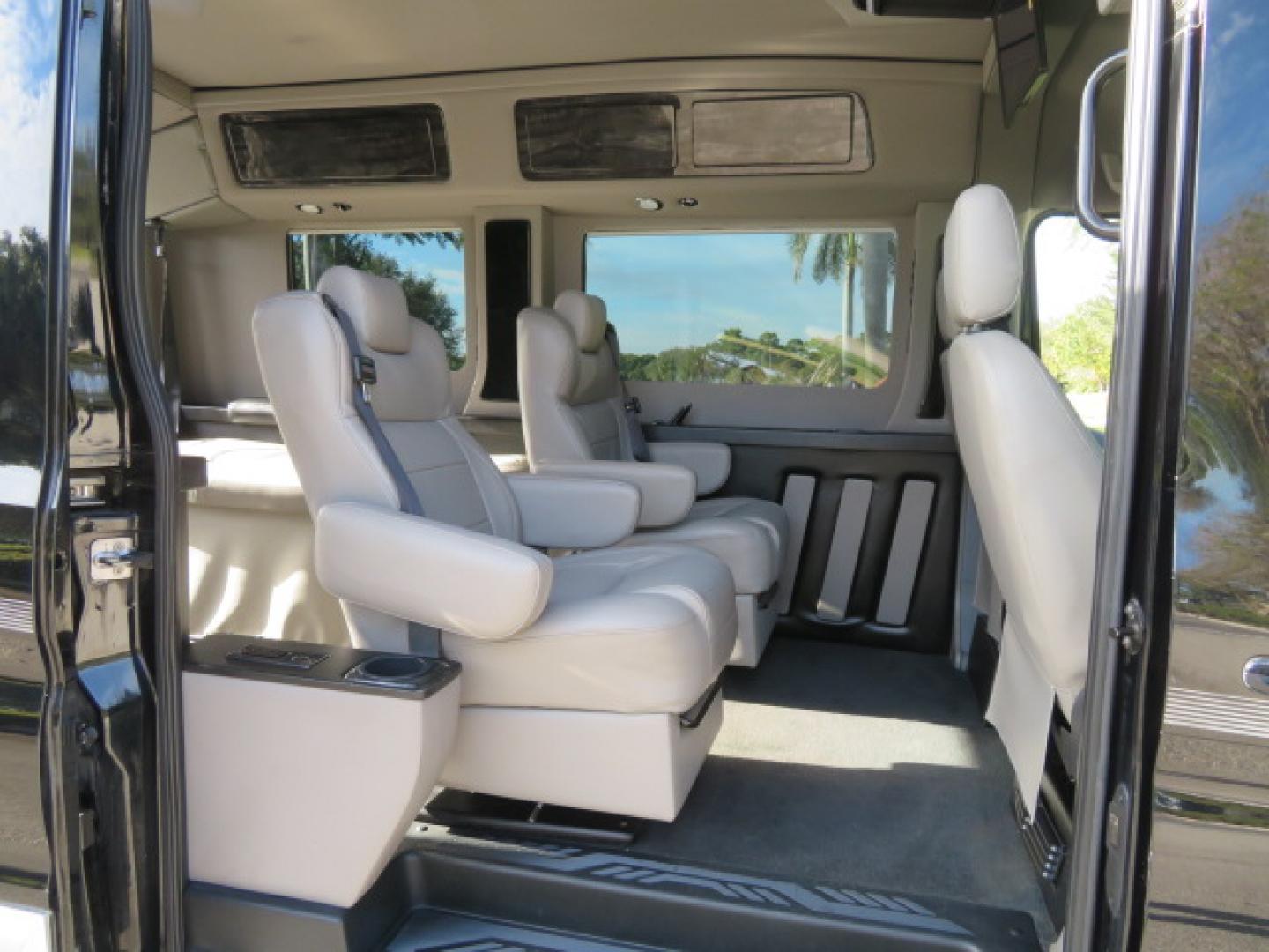 2017 Black /Gray Ford Transit 250 Van Med. Roof w/Sliding Pass. 148-in. WB (1FTYR2CGXHK) with an 3.5L V6 DOHC 24V engine, 6A transmission, located at 4301 Oak Circle #19, Boca Raton, FL, 33431, (954) 561-2499, 26.388472, -80.084045 - You are looking at a Gorgeous 2017 Ford Transit T250 Medium Roof Sherrod Handicap Wheelchair Conversion Van Fully Loaded With 32K Original Miles, Rear Entry Braunability Power Foldout Wheelchair Lift, Q Lock QLK150 Docking System for the wheelchair, Beautiful Gray Leather Interior, Rear Entertainmen - Photo#65