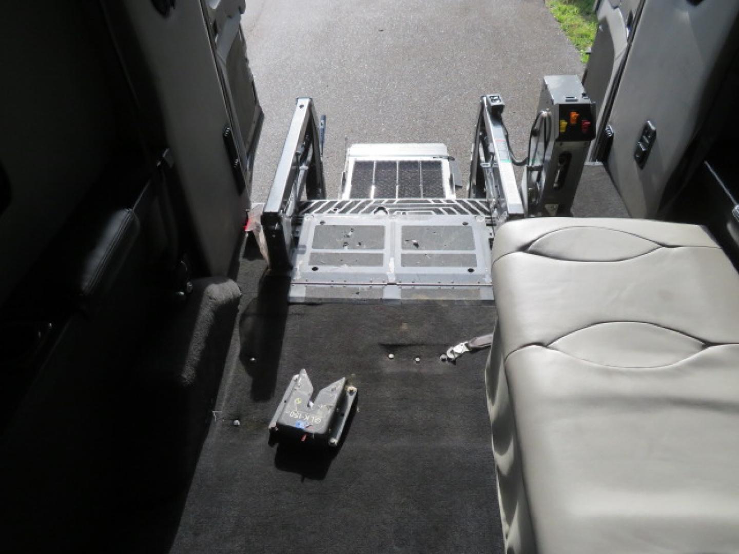 2017 Black /Gray Ford Transit 250 Van Med. Roof w/Sliding Pass. 148-in. WB (1FTYR2CGXHK) with an 3.5L V6 DOHC 24V engine, 6A transmission, located at 4301 Oak Circle #19, Boca Raton, FL, 33431, (954) 561-2499, 26.388472, -80.084045 - You are looking at a Gorgeous 2017 Ford Transit T250 Medium Roof Sherrod Handicap Wheelchair Conversion Van Fully Loaded With 32K Original Miles, Rear Entry Braunability Power Foldout Wheelchair Lift, Q Lock QLK150 Docking System for the wheelchair, Beautiful Gray Leather Interior, Rear Entertainmen - Photo#77