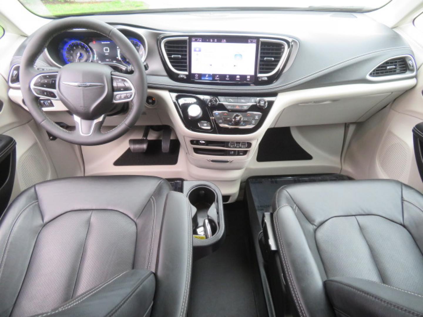 2022 Black /Black Chrysler Pacifica Touring-L (2C4RC1BG5NR) with an 3.6L V6 DOHC 24V engine, 9A transmission, located at 4301 Oak Circle #19, Boca Raton, FL, 33431, (954) 561-2499, 26.388472, -80.084045 - You are looking at a Gorgeous 2022 Chrysler Pacifica Touring L Braunability Power In Floor XI Conversion Handicap Wheelchair Conversion Van with only 9200 Miles and fully loaded with the following options: passenger Side Q Lock System, Q Straint Tie Down System, Adaptive Cruise Control with Stop and - Photo#55