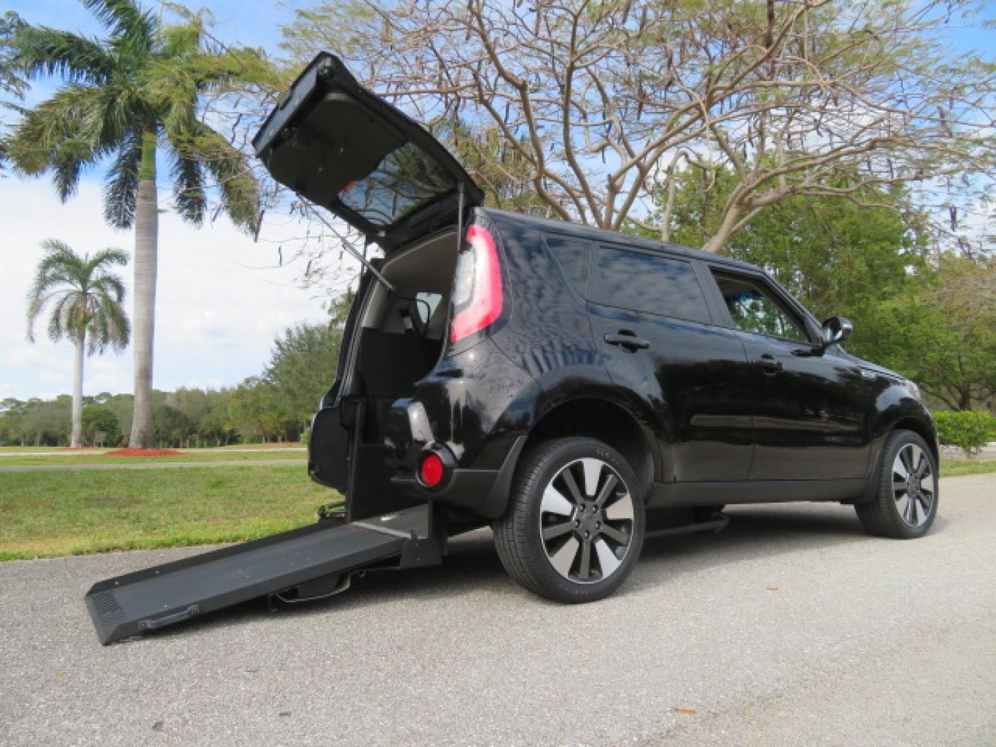 2016 Black Kia Soul ! (KNDJX3A51G7) with an 2.0L L4 DOHC 16V engine, 6A transmission, located at 4301 Oak Circle #19, Boca Raton, FL, 33431, (954) 561-2499, 26.388472, -80.084045 - You are looking at a Gorgeous 2016 Kia Soul Premium Freedom Motors Handicap Wheelchair Conversion Power Rear Entry Conversion with Transfer Seat and 44K Original Miles. This KIA is fully loaded with just about every option including: Power Rear Entry Ramp System, Driver's Transfer Seat, Tie Down Sys - Photo#44