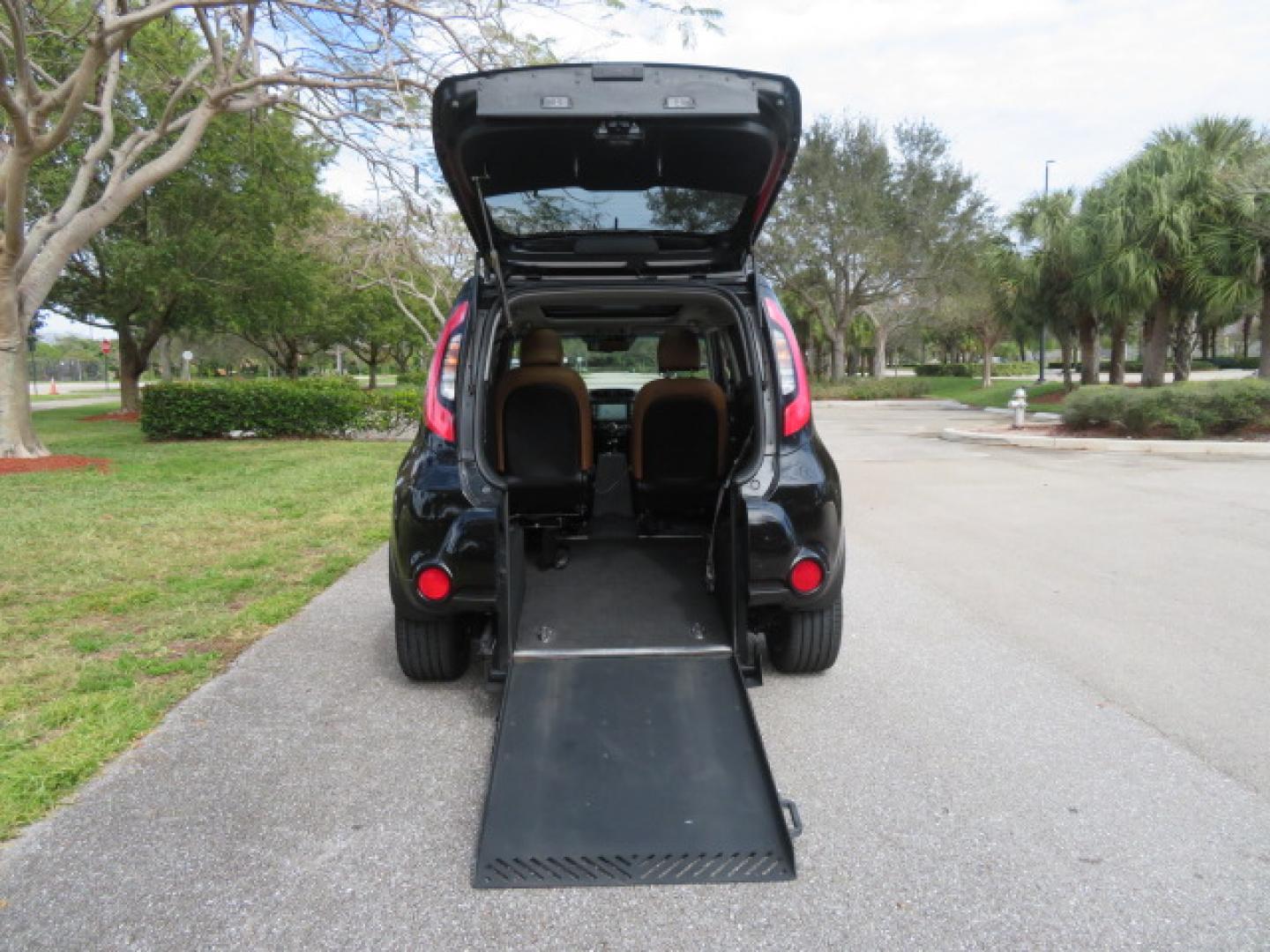 2016 Black Kia Soul ! (KNDJX3A51G7) with an 2.0L L4 DOHC 16V engine, 6A transmission, located at 4301 Oak Circle #19, Boca Raton, FL, 33431, (954) 561-2499, 26.388472, -80.084045 - You are looking at a Gorgeous 2016 Kia Soul Premium Freedom Motors Handicap Wheelchair Conversion Power Rear Entry Conversion with Transfer Seat and 44K Original Miles. This KIA is fully loaded with just about every option including: Power Rear Entry Ramp System, Driver's Transfer Seat, Tie Down Sys - Photo#3