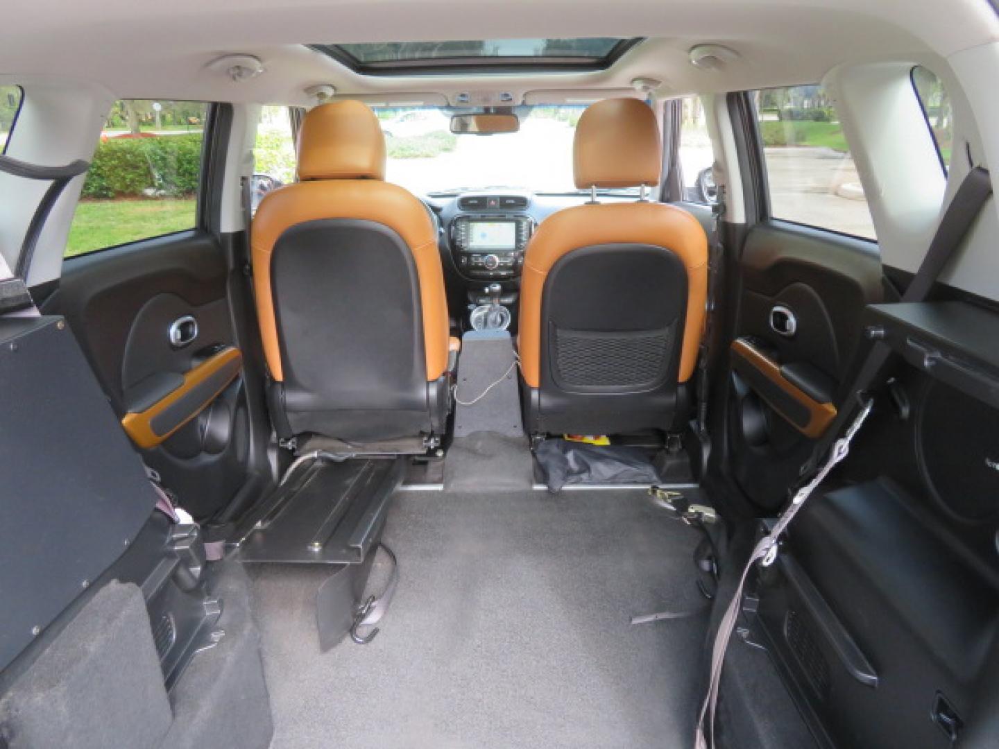 2016 Black Kia Soul ! (KNDJX3A51G7) with an 2.0L L4 DOHC 16V engine, 6A transmission, located at 4301 Oak Circle #19, Boca Raton, FL, 33431, (954) 561-2499, 26.388472, -80.084045 - You are looking at a Gorgeous 2016 Kia Soul Premium Freedom Motors Handicap Wheelchair Conversion Power Rear Entry Conversion with Transfer Seat and 44K Original Miles. This KIA is fully loaded with just about every option including: Power Rear Entry Ramp System, Driver's Transfer Seat, Tie Down Sys - Photo#49