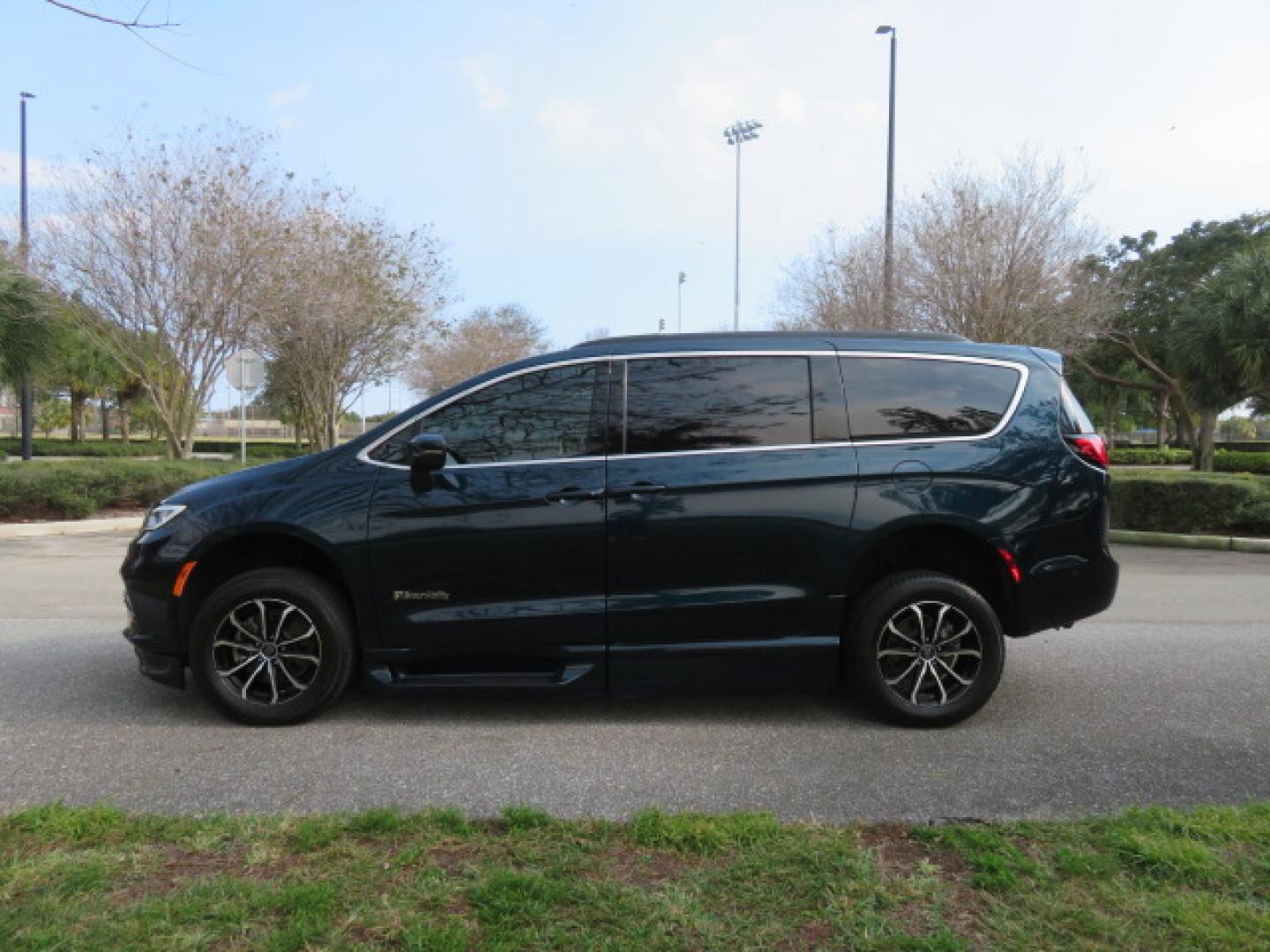 2023 Dark Blue /Black Chrysler Pacifica Touring-L (2C4RC1BG4PR) with an 3.6L V6 DOHC 24V engine, 9A transmission, located at 4301 Oak Circle #19, Boca Raton, FL, 33431, (954) 561-2499, 26.388472, -80.084045 - You are looking at a Gorgeous Blue Fathom Pearl 2023 Chrysler Pacifica Touring L Braunability Power Foldout XT Conversion Handicap Wheelchair Conversion Van with 5K Miles, Driver's Transfer Seat, and fully loaded with the following options: Adaptive Cruise Control with Stop and Go Blind–Spot, and - Photo#12
