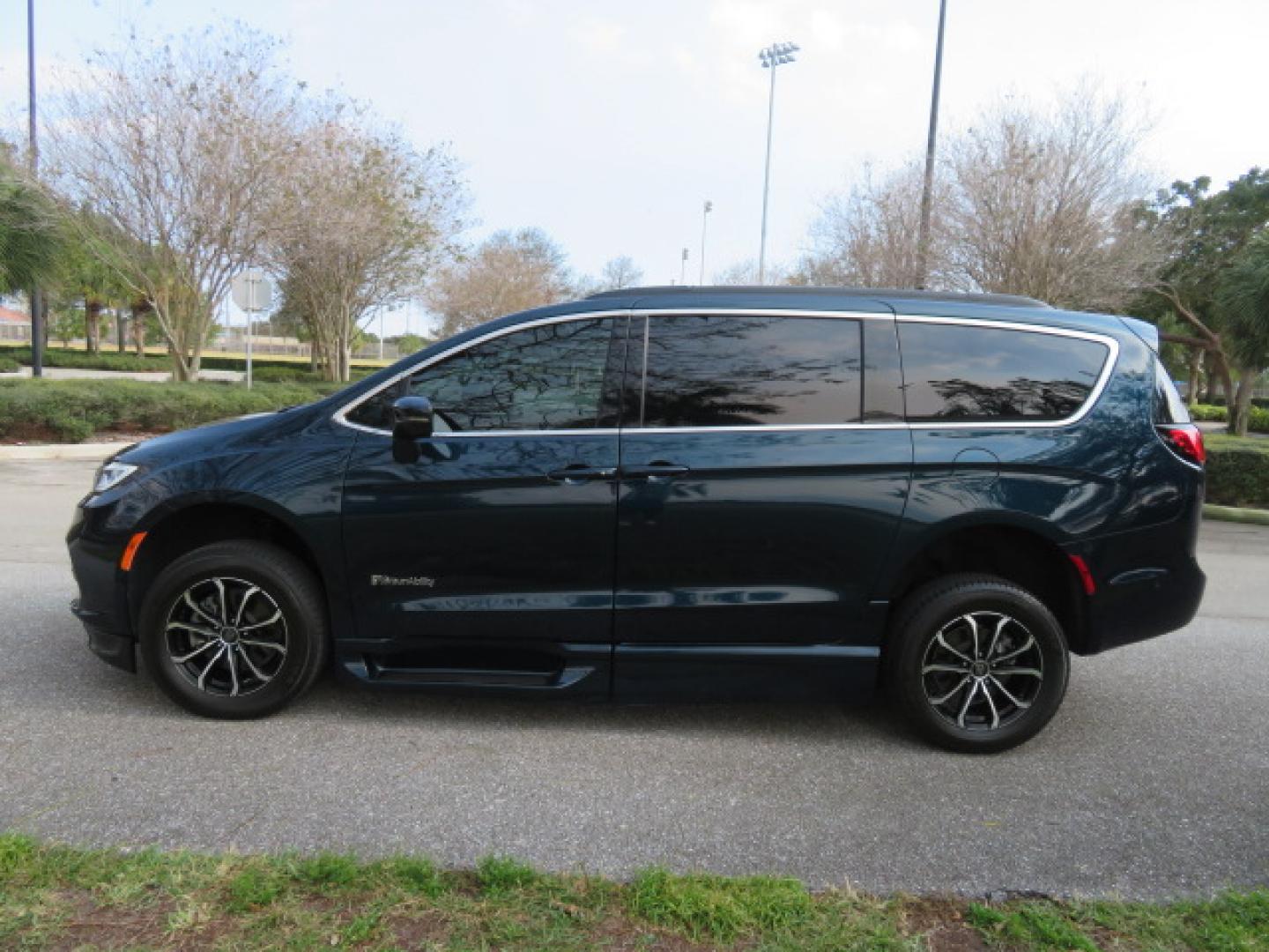 2023 Dark Blue /Black Chrysler Pacifica Touring-L (2C4RC1BG4PR) with an 3.6L V6 DOHC 24V engine, 9A transmission, located at 4301 Oak Circle #19, Boca Raton, FL, 33431, (954) 561-2499, 26.388472, -80.084045 - You are looking at a Gorgeous Blue Fathom Pearl 2023 Chrysler Pacifica Touring L Braunability Power Foldout XT Conversion Handicap Wheelchair Conversion Van with 5K Miles, Driver's Transfer Seat, and fully loaded with the following options: Adaptive Cruise Control with Stop and Go Blind–Spot, and - Photo#13