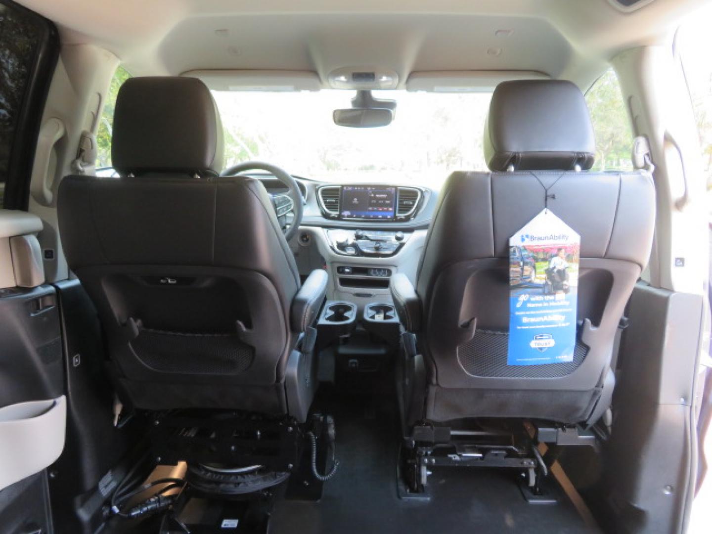 2023 Dark Blue /Black Chrysler Pacifica Touring-L (2C4RC1BG4PR) with an 3.6L V6 DOHC 24V engine, 9A transmission, located at 4301 Oak Circle #19, Boca Raton, FL, 33431, (954) 561-2499, 26.388472, -80.084045 - You are looking at a Gorgeous Blue Fathom Pearl 2023 Chrysler Pacifica Touring L Braunability Power Foldout XT Conversion Handicap Wheelchair Conversion Van with 5K Miles, Driver's Transfer Seat, and fully loaded with the following options: Adaptive Cruise Control with Stop and Go Blind–Spot, and - Photo#37