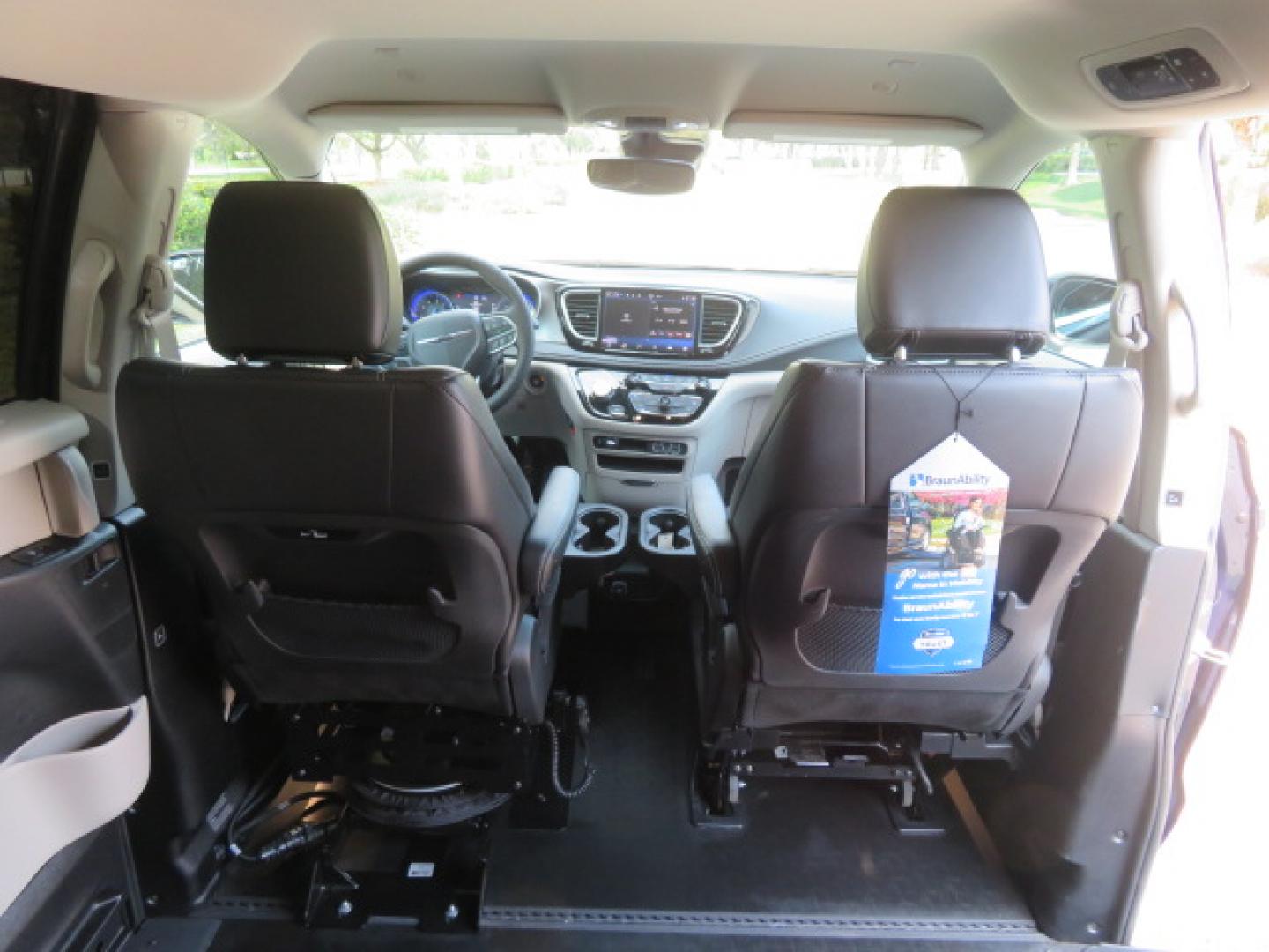 2023 Dark Blue /Black Chrysler Pacifica Touring-L (2C4RC1BG4PR) with an 3.6L V6 DOHC 24V engine, 9A transmission, located at 4301 Oak Circle #19, Boca Raton, FL, 33431, (954) 561-2499, 26.388472, -80.084045 - You are looking at a Gorgeous Blue Fathom Pearl 2023 Chrysler Pacifica Touring L Braunability Power Foldout XT Conversion Handicap Wheelchair Conversion Van with 5K Miles, Driver's Transfer Seat, and fully loaded with the following options: Adaptive Cruise Control with Stop and Go Blind–Spot, and - Photo#38