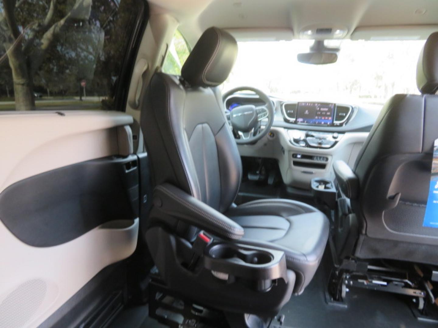 2023 Dark Blue /Black Chrysler Pacifica Touring-L (2C4RC1BG4PR) with an 3.6L V6 DOHC 24V engine, 9A transmission, located at 4301 Oak Circle #19, Boca Raton, FL, 33431, (954) 561-2499, 26.388472, -80.084045 - You are looking at a Gorgeous Blue Fathom Pearl 2023 Chrysler Pacifica Touring L Braunability Power Foldout XT Conversion Handicap Wheelchair Conversion Van with 5K Miles, Driver's Transfer Seat, and fully loaded with the following options: Adaptive Cruise Control with Stop and Go Blind–Spot, and - Photo#40