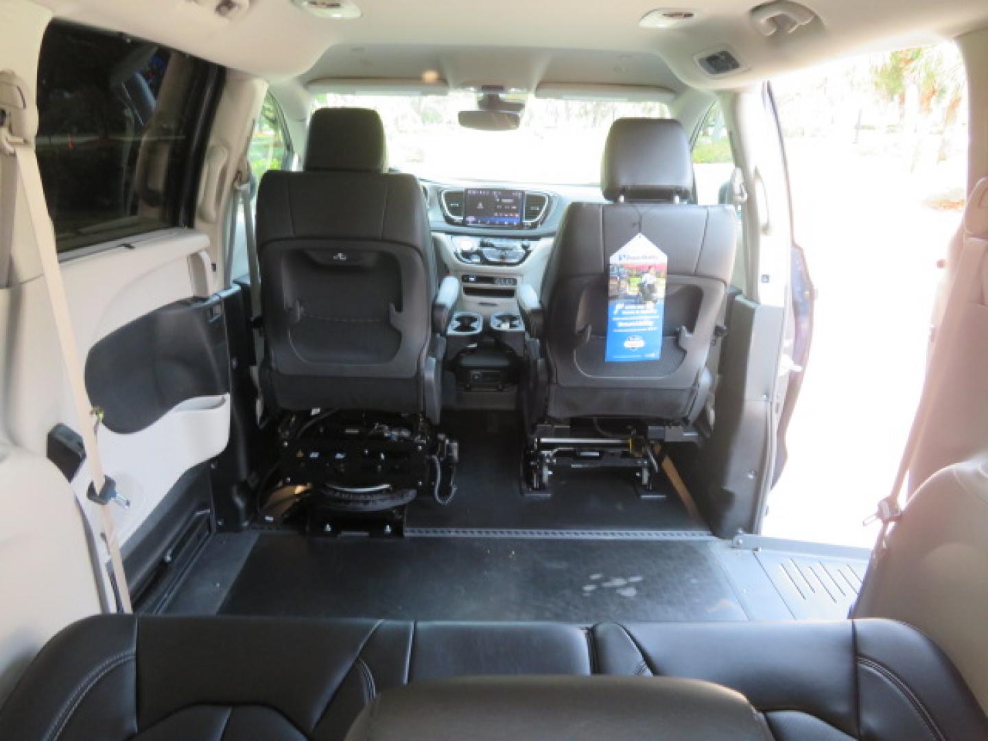 2023 Dark Blue /Black Chrysler Pacifica Touring-L (2C4RC1BG4PR) with an 3.6L V6 DOHC 24V engine, 9A transmission, located at 4301 Oak Circle #19, Boca Raton, FL, 33431, (954) 561-2499, 26.388472, -80.084045 - You are looking at a Gorgeous Blue Fathom Pearl 2023 Chrysler Pacifica Touring L Braunability Power Foldout XT Conversion Handicap Wheelchair Conversion Van with 5K Miles, Driver's Transfer Seat, and fully loaded with the following options: Adaptive Cruise Control with Stop and Go Blind–Spot, and - Photo#58