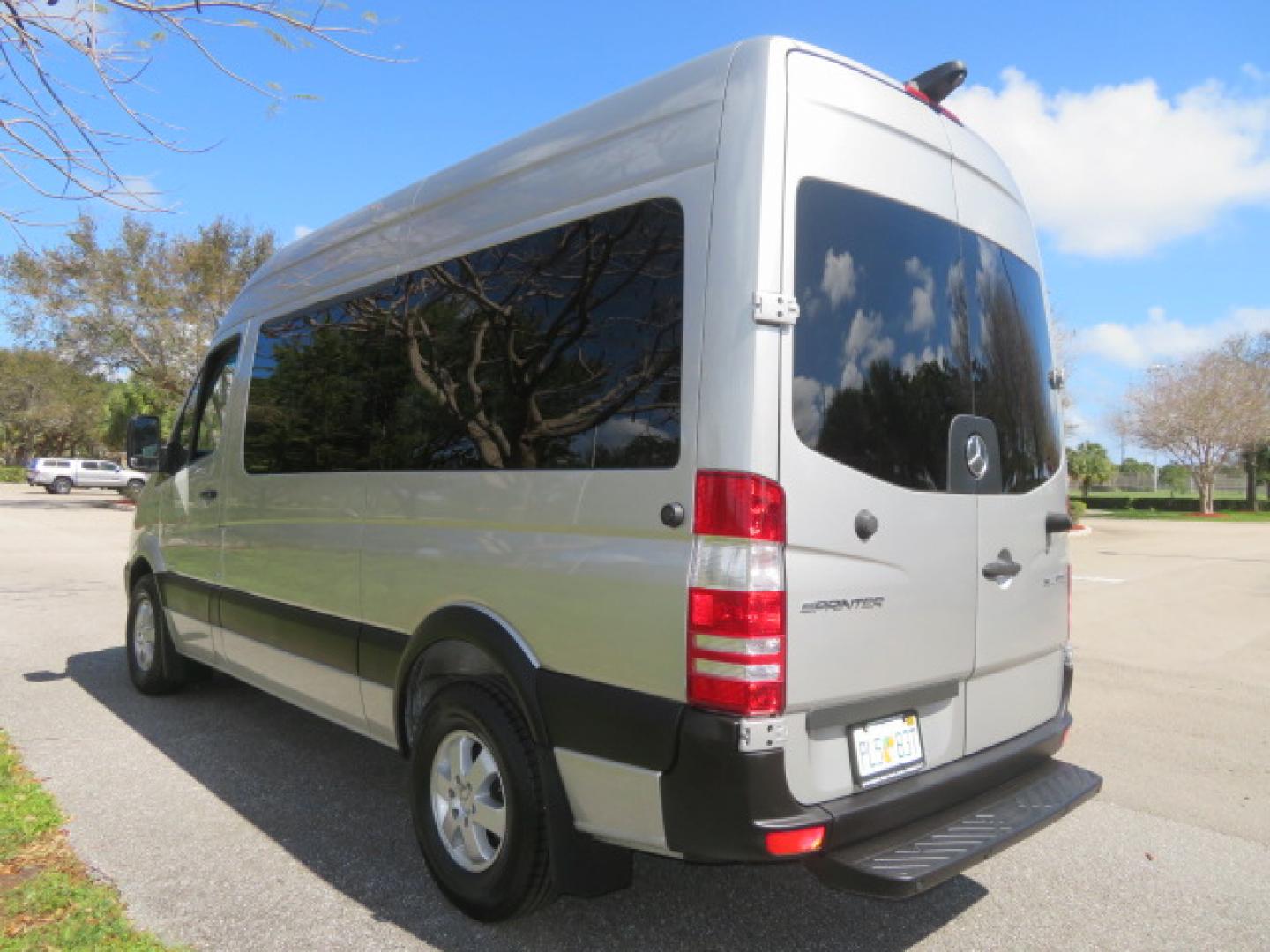2016 Silver /Black Leather Mercedes-Benz Sprinter 2500 Passenger Van 144-in. WB (8BRPE7CD5GE) with an 3.0L V6 DOHC 24V TURBO DIESEL engine, 7A transmission, located at 4301 Oak Circle #19, Boca Raton, FL, 33431, (954) 561-2499, 26.388472, -80.084045 - You are looking at a Gorgeous 2016 Mercedes Sprinter Handicap Wheelchair Conversion Van with: 19K Original Miles, 2500, 3.0 Diesel, 2 Transfer Seats, Power Side Door with Remote, Braunability Power Folding Wheelchair Lift System, Tie Downs, Full Power, Leather Seats, Rubber Flooring, Brand New Tires - Photo#14
