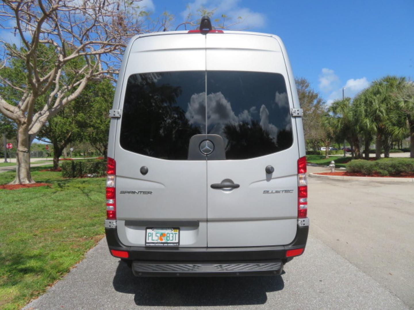 2016 Silver /Black Leather Mercedes-Benz Sprinter 2500 Passenger Van 144-in. WB (8BRPE7CD5GE) with an 3.0L V6 DOHC 24V TURBO DIESEL engine, 7A transmission, located at 4301 Oak Circle #19, Boca Raton, FL, 33431, (954) 561-2499, 26.388472, -80.084045 - You are looking at a Gorgeous 2016 Mercedes Sprinter Handicap Wheelchair Conversion Van with: 19K Original Miles, 2500, 3.0 Diesel, 2 Transfer Seats, Power Side Door with Remote, Braunability Power Folding Wheelchair Lift System, Tie Downs, Full Power, Leather Seats, Rubber Flooring, Brand New Tires - Photo#15