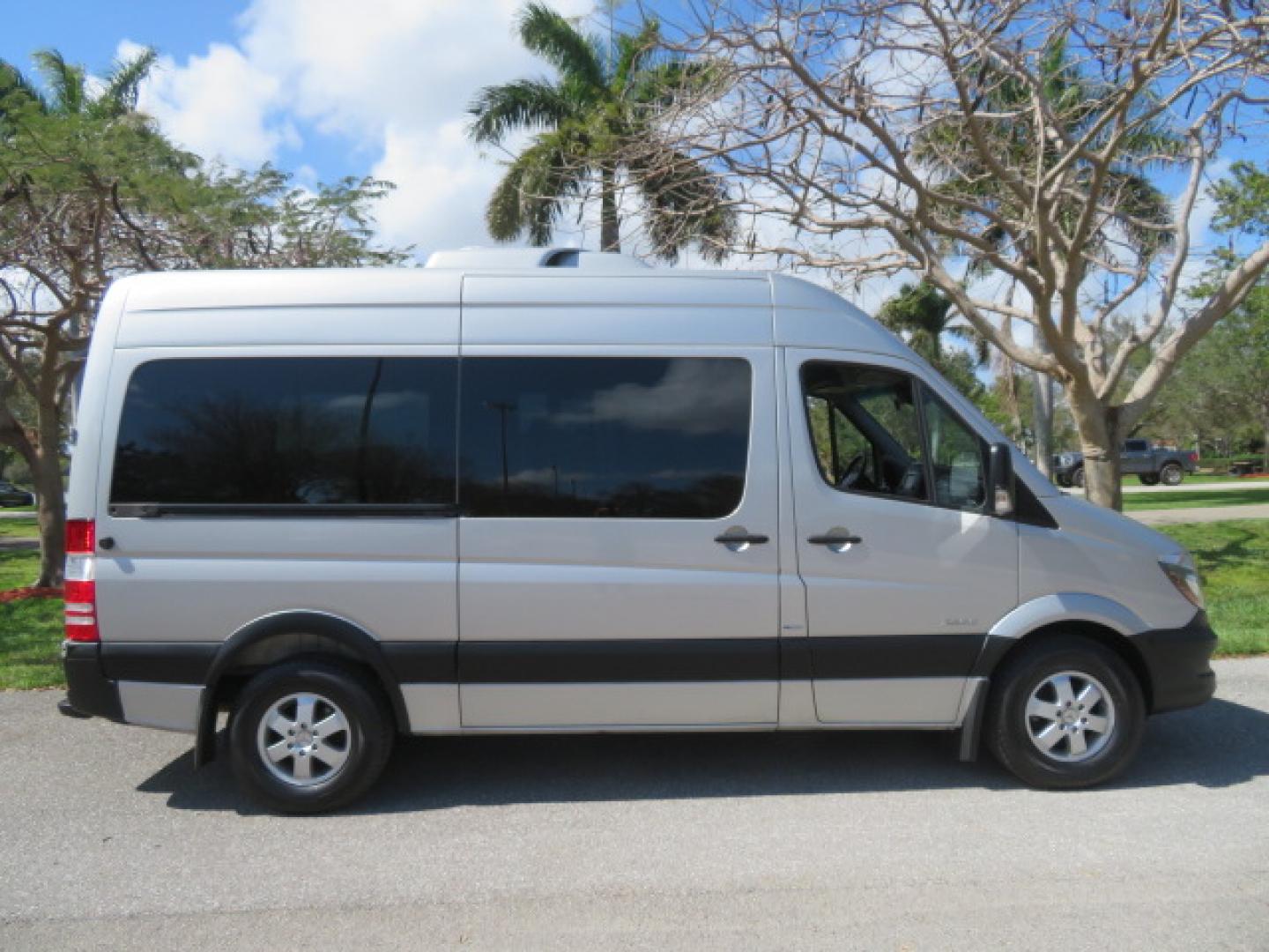 2016 Silver /Black Leather Mercedes-Benz Sprinter 2500 Passenger Van 144-in. WB (8BRPE7CD5GE) with an 3.0L V6 DOHC 24V TURBO DIESEL engine, 7A transmission, located at 4301 Oak Circle #19, Boca Raton, FL, 33431, (954) 561-2499, 26.388472, -80.084045 - You are looking at a Gorgeous 2016 Mercedes Sprinter Handicap Wheelchair Conversion Van with: 19K Original Miles, 2500, 3.0 Diesel, 2 Transfer Seats, Power Side Door with Remote, Braunability Power Folding Wheelchair Lift System, Tie Downs, Full Power, Leather Seats, Rubber Flooring, Brand New Tires - Photo#27