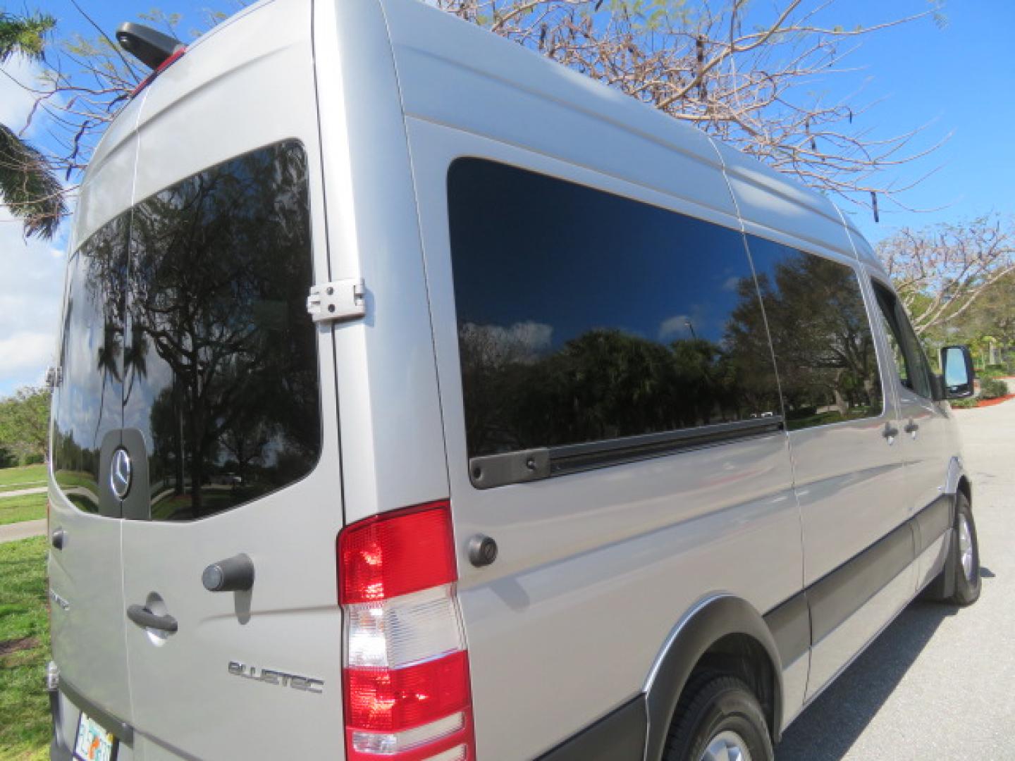 2016 Silver /Black Leather Mercedes-Benz Sprinter 2500 Passenger Van 144-in. WB (8BRPE7CD5GE) with an 3.0L V6 DOHC 24V TURBO DIESEL engine, 7A transmission, located at 4301 Oak Circle #19, Boca Raton, FL, 33431, (954) 561-2499, 26.388472, -80.084045 - You are looking at a Gorgeous 2016 Mercedes Sprinter Handicap Wheelchair Conversion Van with: 19K Original Miles, 2500, 3.0 Diesel, 2 Transfer Seats, Power Side Door with Remote, Braunability Power Folding Wheelchair Lift System, Tie Downs, Full Power, Leather Seats, Rubber Flooring, Brand New Tires - Photo#30