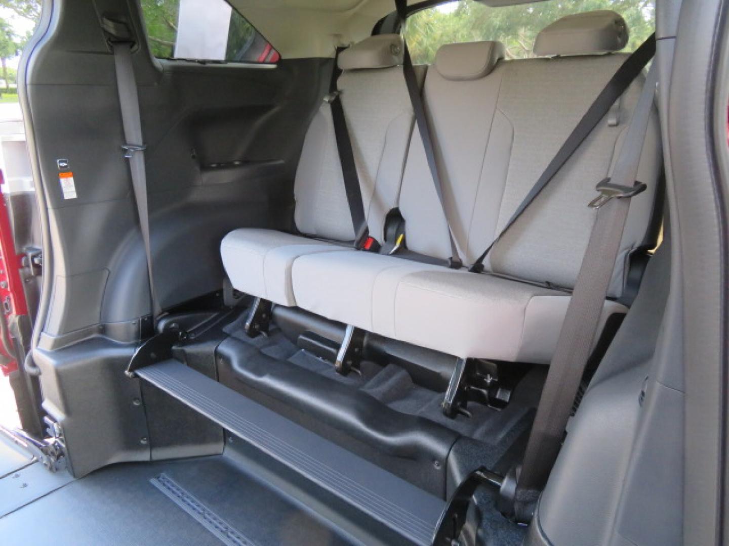 2026 Red /Gray Toyota Sienna LE 8-Passenger (5TDKRKEC7TS) with an 2.5L L4 DOHC 16V HYBRID engine, CVT transmission, located at 4301 Oak Circle #19, Boca Raton, FL, 33431, (954) 561-2499, 26.388472, -80.084045 - Brand New 2026 Toyota Sienna LE Braunability Handicap Wheelchair Conversion Braunability XT Conversion Power Foldout Ramp Fully Loaded! Ask about our Dealer Rebate Programs! 954-561-2499. ?? JUST ARRIVED | BRAND NEW 2026 TOYOTA SIENNA LE ?? BraunAbility XT Power Wheelchair Conversion Experience u - Photo#51