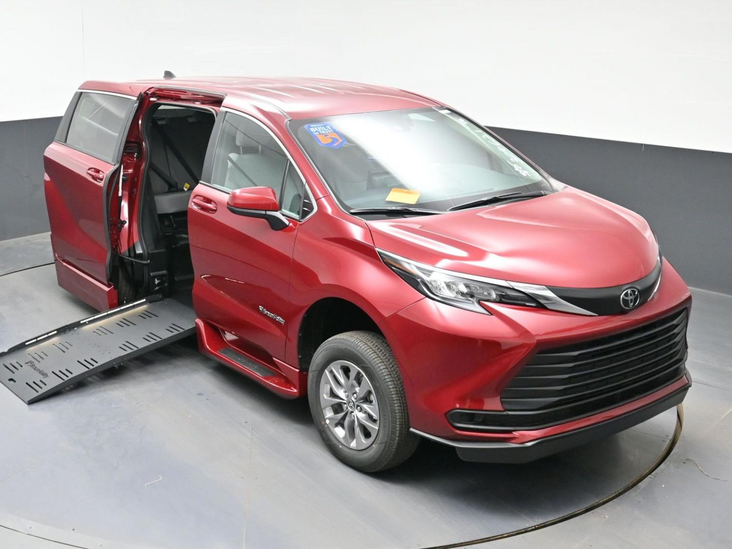2026 Red /Gray Toyota Sienna LE 8-Passenger (5TDKRKEC7TS) with an 2.5L L4 DOHC 16V HYBRID engine, CVT transmission, located at 4301 Oak Circle #19, Boca Raton, FL, 33431, (954) 561-2499, 26.388472, -80.084045 - Brand New 2026 Toyota Sienna LE Braunability Handicap Wheelchair Conversion Braunability XT Conversion Power Foldout Ramp Fully Loaded! Ask about our Dealer Rebate Programs! 954-561-2499. ?? JUST ARRIVED | BRAND NEW 2026 TOYOTA SIENNA LE ?? BraunAbility XT Power Wheelchair Conversion Experience u - Photo#75