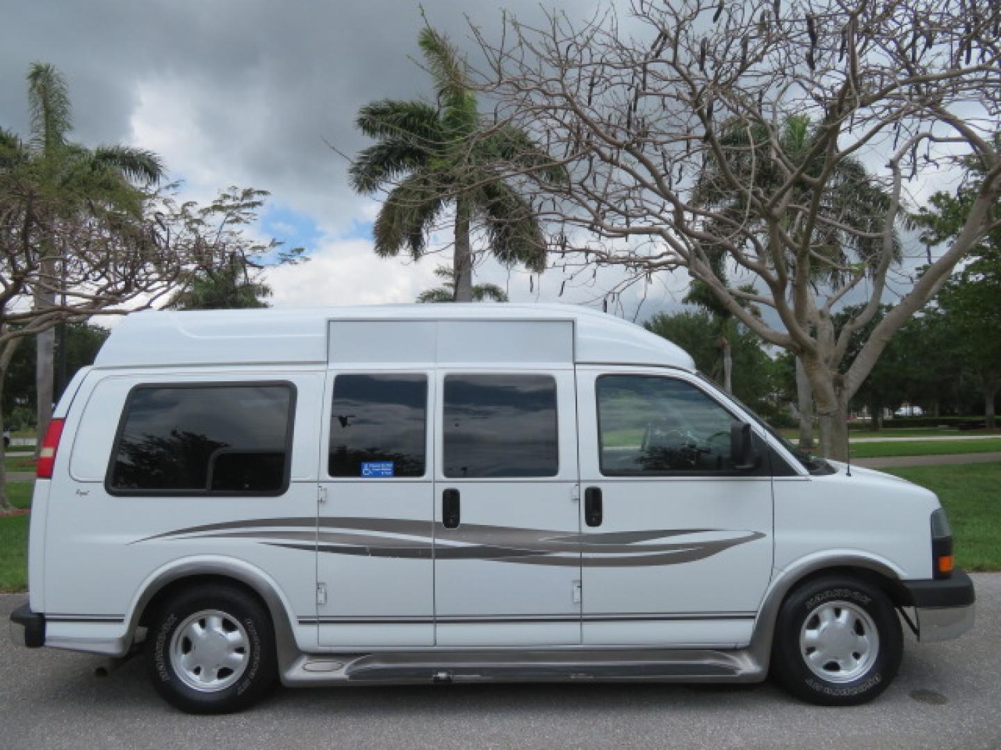2004 White /Gray GMC Savana G1500 Cargo (1GDFG15T041) with an 5.3L V8 OHV 16V engine, 4-Speed Automatic Overdrive transmission, located at 4301 Oak Circle #19, Boca Raton, FL, 33431, (954) 561-2499, 26.388472, -80.084045 - ?? RARE LOW-MILEAGE 2004 GMC Savana High Top Handicap Wheelchair Van – ONLY 45K Original Miles! ?? Looking for a dependable wheelchair van, handicap accessible van, or mobility conversion van? This 2004 GMC Savana High Top Conversion Van is an exceptional find with just 45,000 original miles and - Photo#26