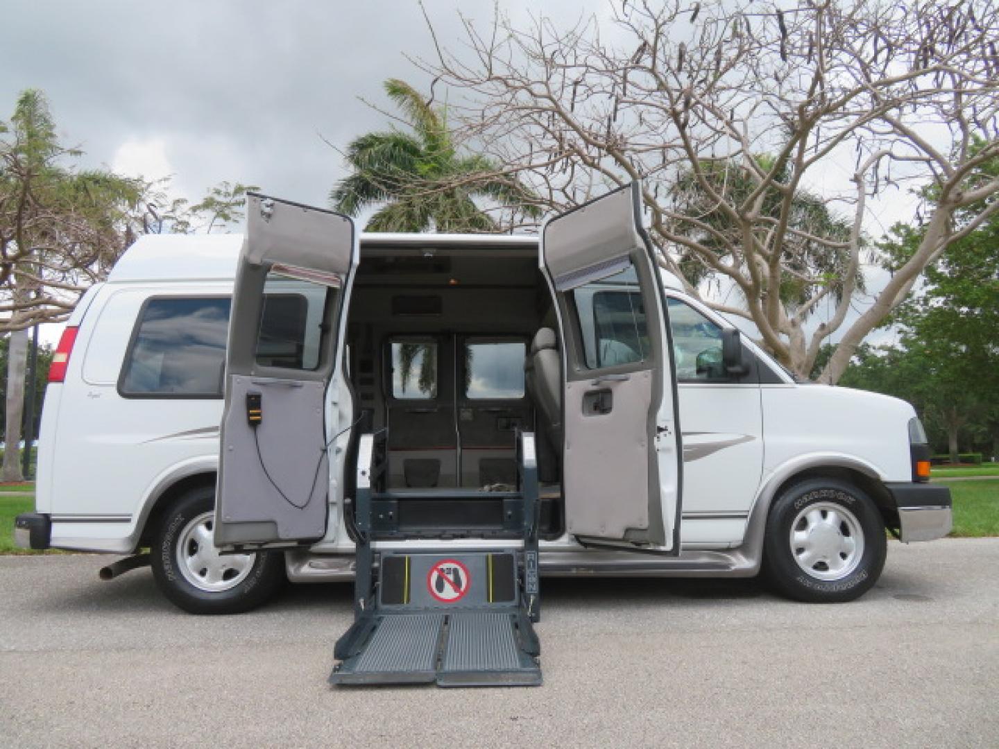 2004 White /Gray GMC Savana G1500 Cargo (1GDFG15T041) with an 5.3L V8 OHV 16V engine, 4-Speed Automatic Overdrive transmission, located at 4301 Oak Circle #19, Boca Raton, FL, 33431, (954) 561-2499, 26.388472, -80.084045 - ?? RARE LOW-MILEAGE 2004 GMC Savana High Top Handicap Wheelchair Van – ONLY 45K Original Miles! ?? Looking for a dependable wheelchair van, handicap accessible van, or mobility conversion van? This 2004 GMC Savana High Top Conversion Van is an exceptional find with just 45,000 original miles and - Photo#28