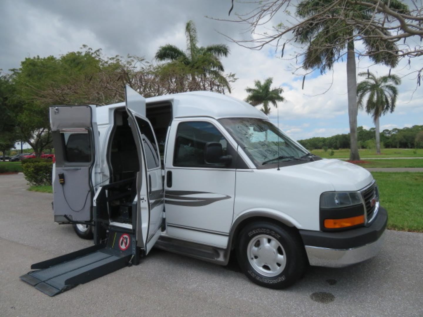 2004 White /Gray GMC Savana G1500 Cargo (1GDFG15T041) with an 5.3L V8 OHV 16V engine, 4-Speed Automatic Overdrive transmission, located at 4301 Oak Circle #19, Boca Raton, FL, 33431, (954) 561-2499, 26.388472, -80.084045 - ?? RARE LOW-MILEAGE 2004 GMC Savana High Top Handicap Wheelchair Van – ONLY 45K Original Miles! ?? Looking for a dependable wheelchair van, handicap accessible van, or mobility conversion van? This 2004 GMC Savana High Top Conversion Van is an exceptional find with just 45,000 original miles and - Photo#31