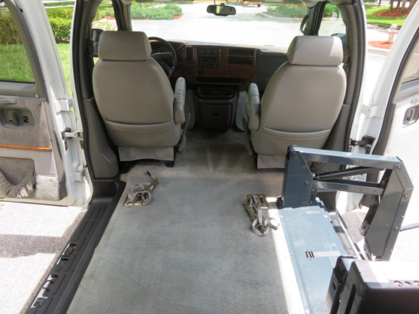 2004 White /Gray GMC Savana G1500 Cargo (1GDFG15T041) with an 5.3L V8 OHV 16V engine, 4-Speed Automatic Overdrive transmission, located at 4301 Oak Circle #19, Boca Raton, FL, 33431, (954) 561-2499, 26.388472, -80.084045 - ?? RARE LOW-MILEAGE 2004 GMC Savana High Top Handicap Wheelchair Van – ONLY 45K Original Miles! ?? Looking for a dependable wheelchair van, handicap accessible van, or mobility conversion van? This 2004 GMC Savana High Top Conversion Van is an exceptional find with just 45,000 original miles and - Photo#42