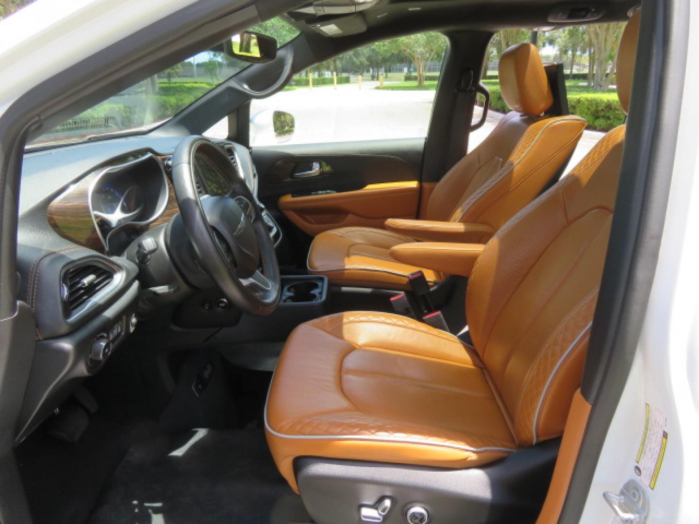 2022 White /Caramel Chrysler Pacifica Pinnacle (2C4RC1PG1NR) with an 3.6L V6 DOHC 24V engine, 9A transmission, located at 4301 Oak Circle #19, Boca Raton, FL, 33431, (954) 561-2499, 26.388472, -80.084045 - ? 2022 Chrysler Pacifica Pinnacle Rollx Handicap Wheelchair Conversion Van – ONLY 10K Original Miles ? ? ULTRA RARE PINNACLE EDITION – THE ULTIMATE LUXURY WHEELCHAIR VAN ? Experience unmatched luxury, accessibility, and innovation with this stunning 2022 Chrysler Pacifica Pinnacle Rollx Handic - Photo#60