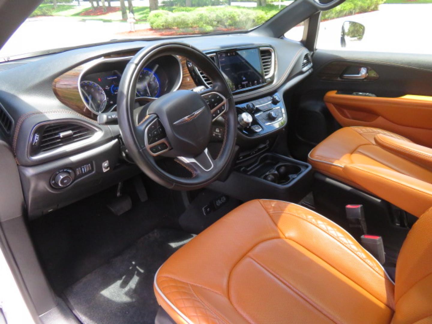 2022 White /Caramel Chrysler Pacifica Pinnacle (2C4RC1PG1NR) with an 3.6L V6 DOHC 24V engine, 9A transmission, located at 4301 Oak Circle #19, Boca Raton, FL, 33431, (954) 561-2499, 26.388472, -80.084045 - ? 2022 Chrysler Pacifica Pinnacle Rollx Handicap Wheelchair Conversion Van – ONLY 10K Original Miles ? ? ULTRA RARE PINNACLE EDITION – THE ULTIMATE LUXURY WHEELCHAIR VAN ? Experience unmatched luxury, accessibility, and innovation with this stunning 2022 Chrysler Pacifica Pinnacle Rollx Handic - Photo#61