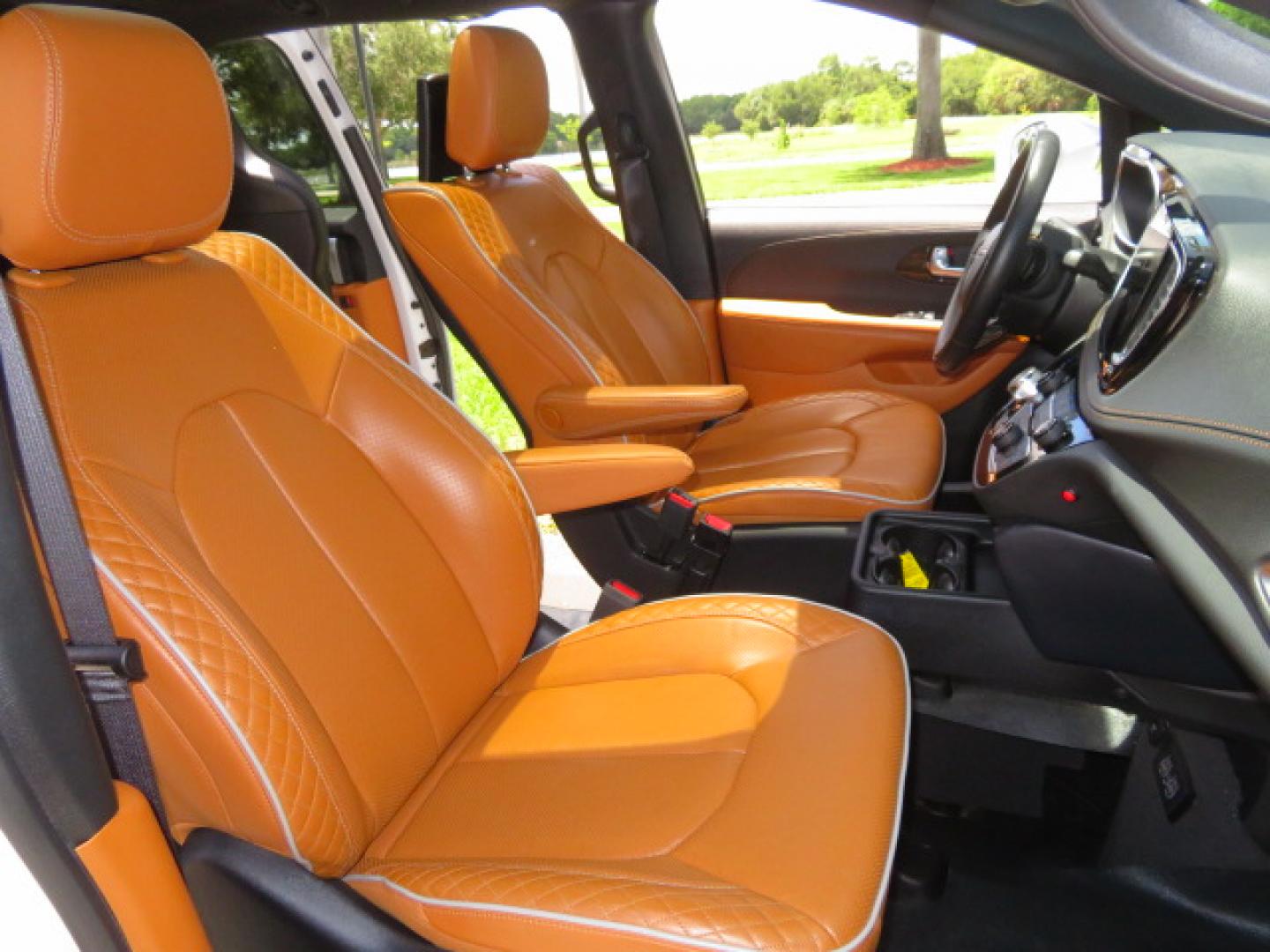 2022 White /Caramel Chrysler Pacifica Pinnacle (2C4RC1PG1NR) with an 3.6L V6 DOHC 24V engine, 9A transmission, located at 4301 Oak Circle #19, Boca Raton, FL, 33431, (954) 561-2499, 26.388472, -80.084045 - ? 2022 Chrysler Pacifica Pinnacle Rollx Handicap Wheelchair Conversion Van – ONLY 10K Original Miles ? ? ULTRA RARE PINNACLE EDITION – THE ULTIMATE LUXURY WHEELCHAIR VAN ? Experience unmatched luxury, accessibility, and innovation with this stunning 2022 Chrysler Pacifica Pinnacle Rollx Handic - Photo#78