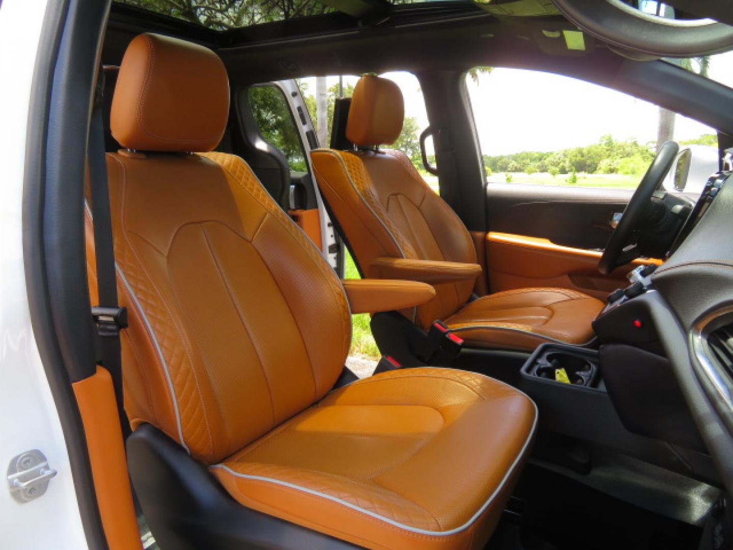 2022 White /Caramel Chrysler Pacifica Pinnacle (2C4RC1PG1NR) with an 3.6L V6 DOHC 24V engine, 9A transmission, located at 4301 Oak Circle #19, Boca Raton, FL, 33431, (954) 561-2499, 26.388472, -80.084045 - ? 2022 Chrysler Pacifica Pinnacle Rollx Handicap Wheelchair Conversion Van – ONLY 10K Original Miles ? ? ULTRA RARE PINNACLE EDITION – THE ULTIMATE LUXURY WHEELCHAIR VAN ? Experience unmatched luxury, accessibility, and innovation with this stunning 2022 Chrysler Pacifica Pinnacle Rollx Handic - Photo#80
