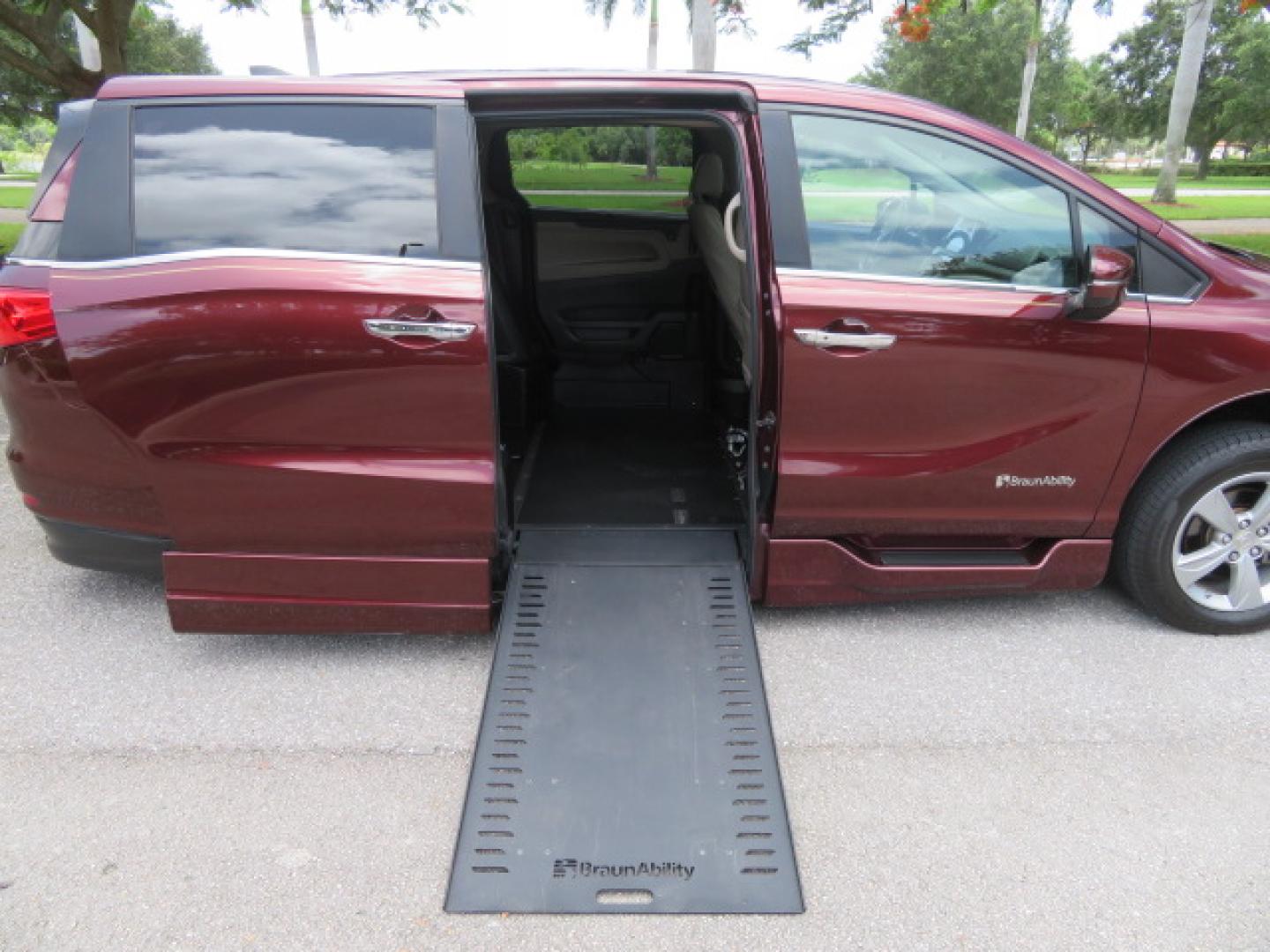 2018 Honda Odyssey EXR (5FNRL6H71JB) with an 3.5L V6 SOHC 24V engine, 6A transmission, located at 4301 Oak Circle #19, Boca Raton, FL, 33431, (954) 561-2499, 26.388472, -80.084045 - ? **2018 Honda Odyssey BraunAbility XI Wheelchair Accessible Van** ? **Quality. Reliability. Accessibility.** Looking for a dependable, low-mileage wheelchair accessible van? This **2018 Honda Odyssey BraunAbility XI** is in **excellent condition inside and out** and is ready for its next owne- Photo#42