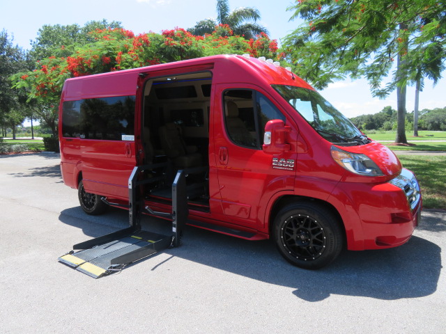 photo of 2017 RAM Promaster 2500 High Roof Handicap Wheelchair Conversion Van Sherrod Extended